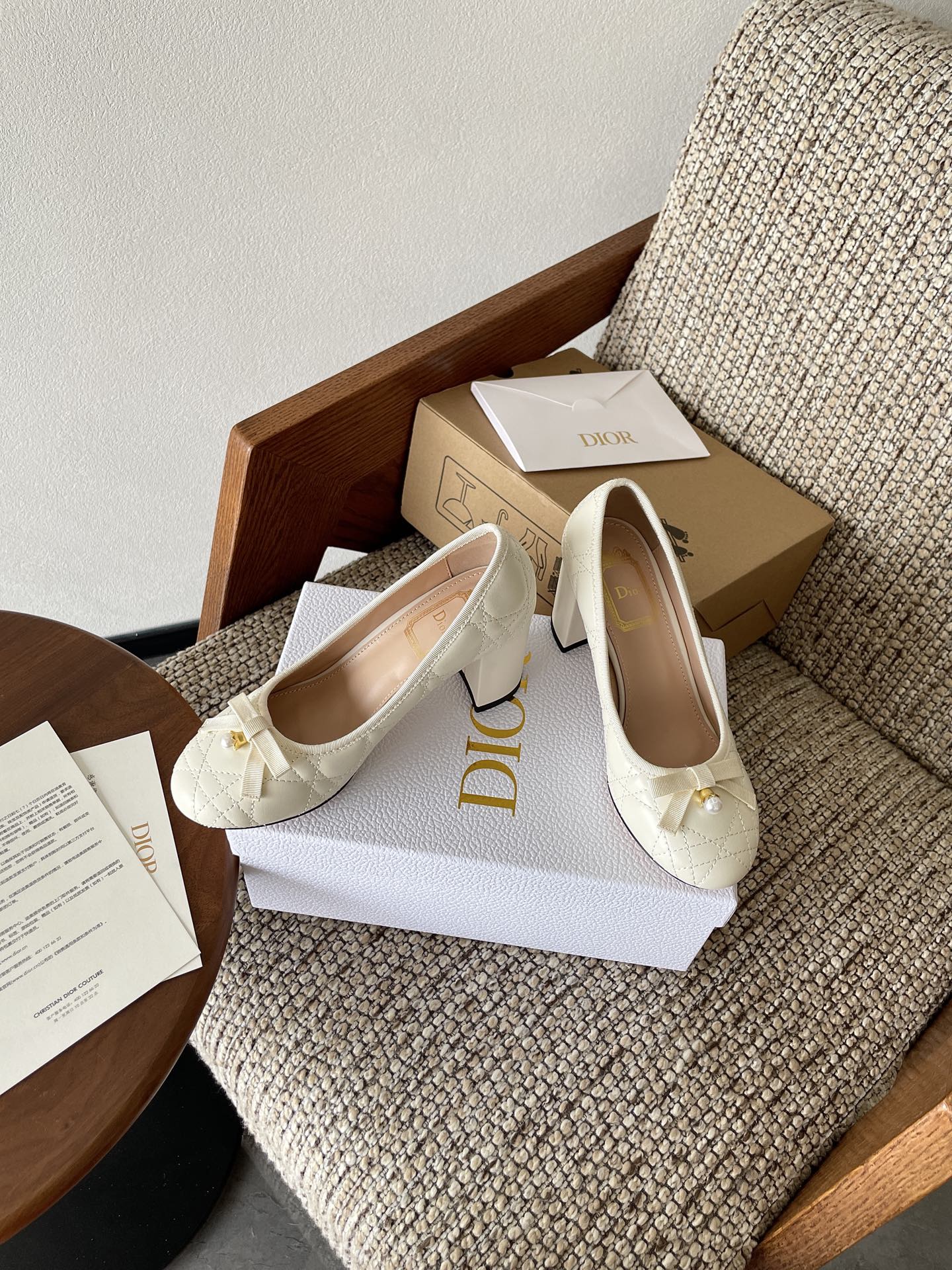 Dior 2026 Cannage Pumps 80mm Sheepskin 975497