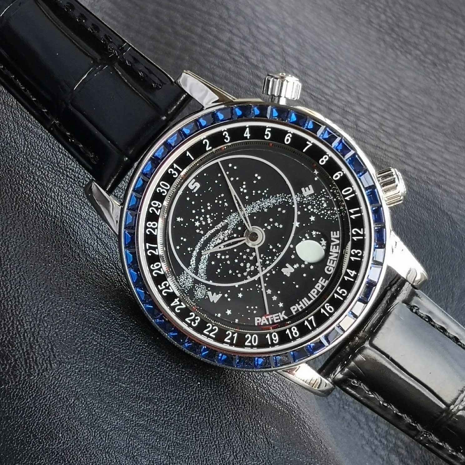 Patek Philippe Celestial Grand Complication 44mm Blue Gemstones Black Dial