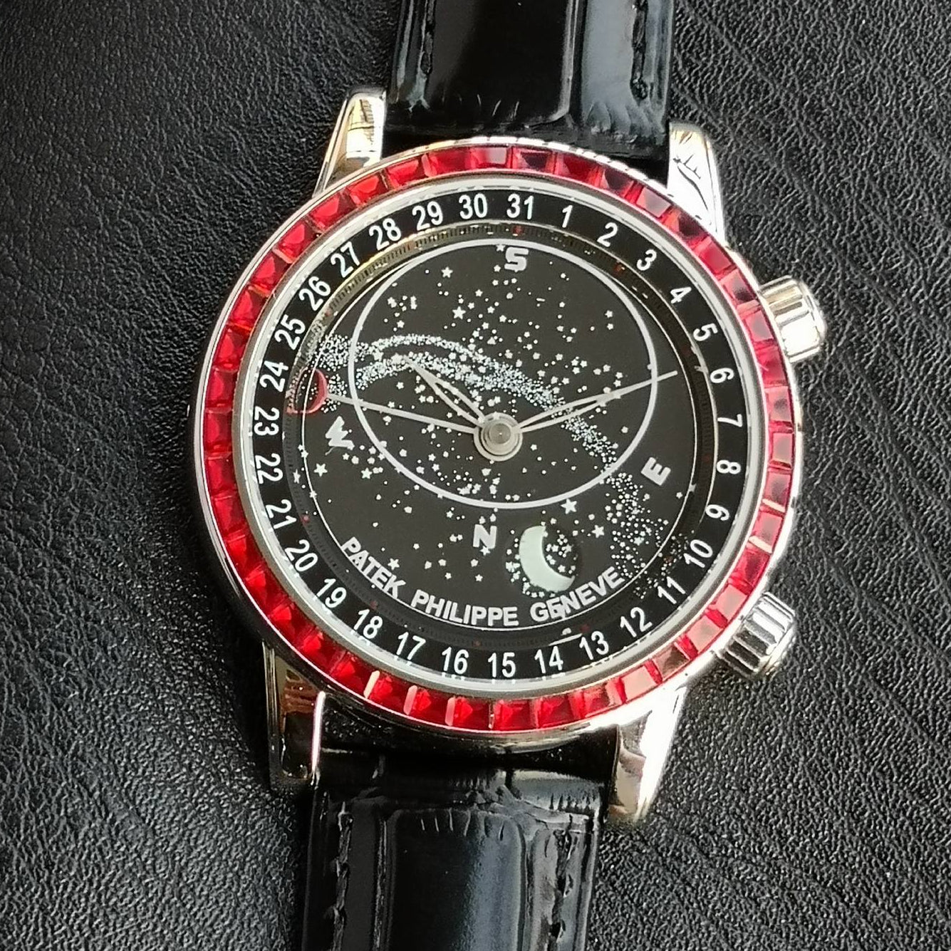 Patek Philippe Celestial Grand Complication 44mm Red Gemstones Black Dial