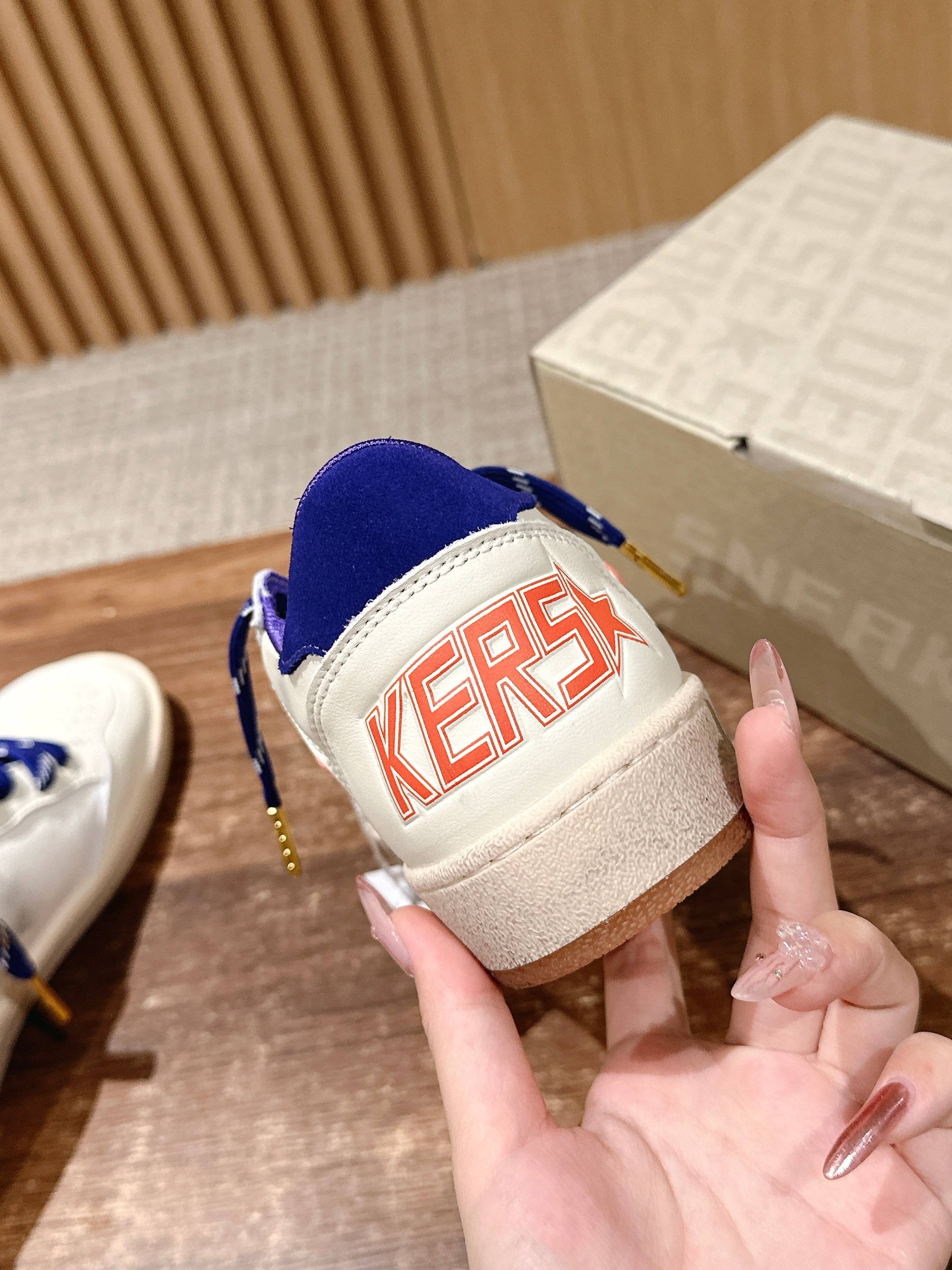 Golden Goose 2025 Sneaker White Blue Cowhide 428306