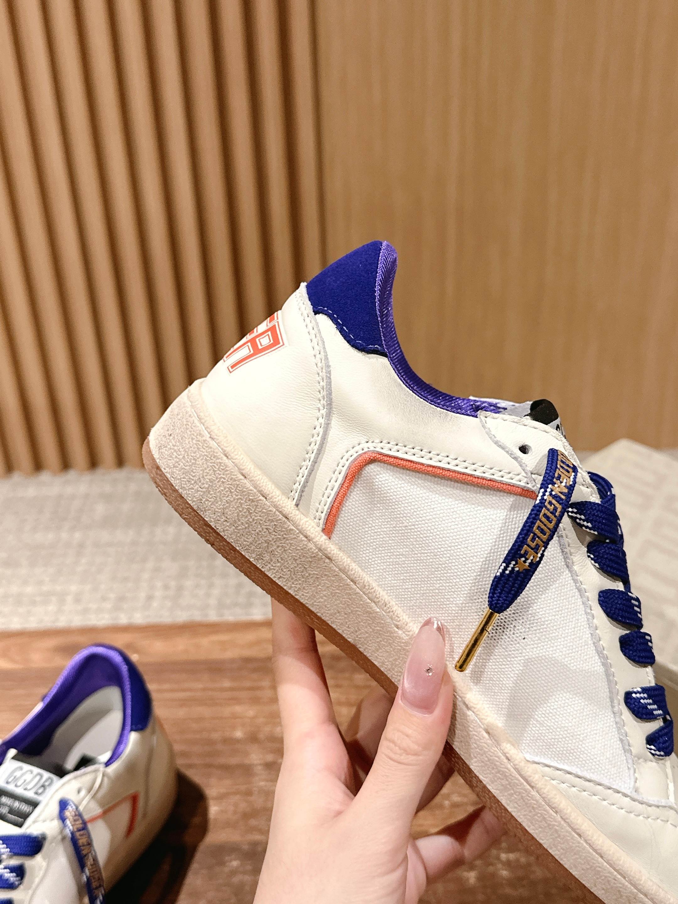 Golden Goose 2025 Sneaker White Blue Cowhide 428306
