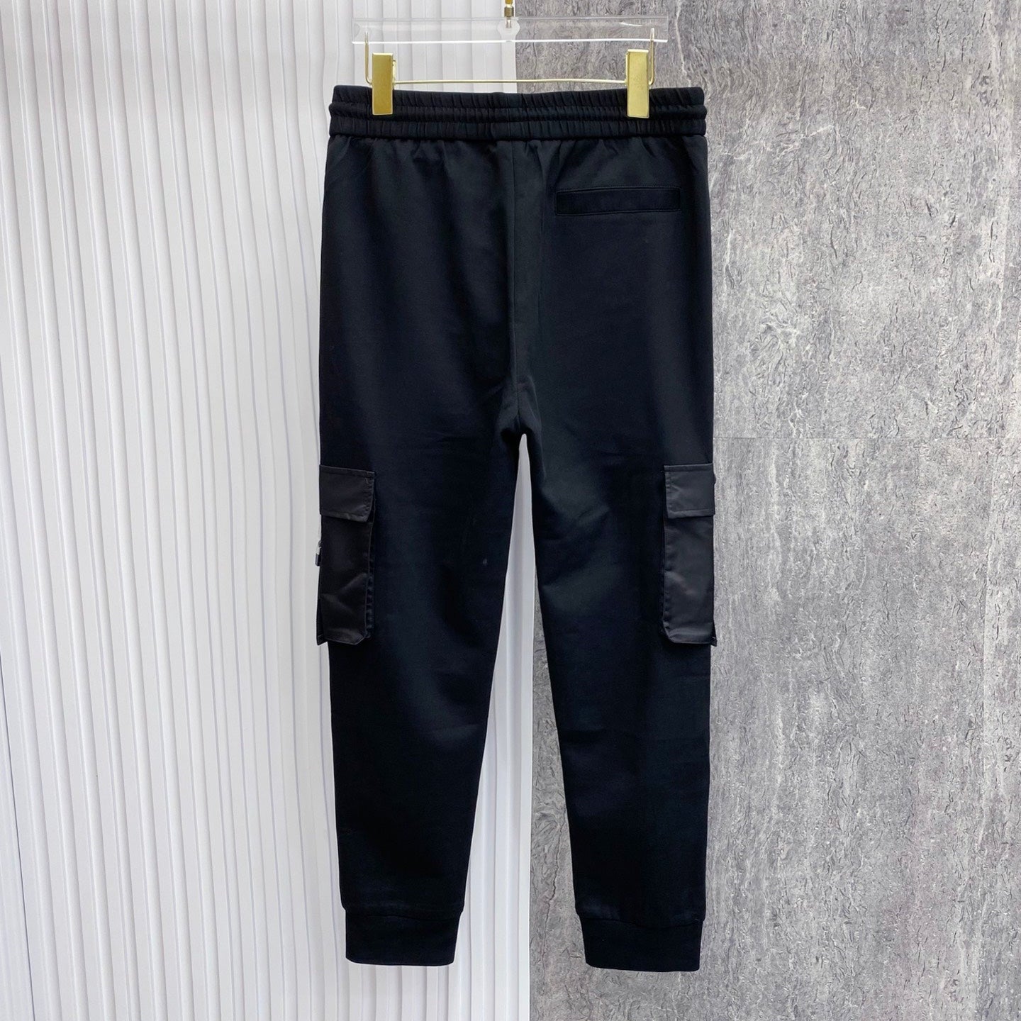 PRA 2026 Men's Casual Pants Black Fabric 842905