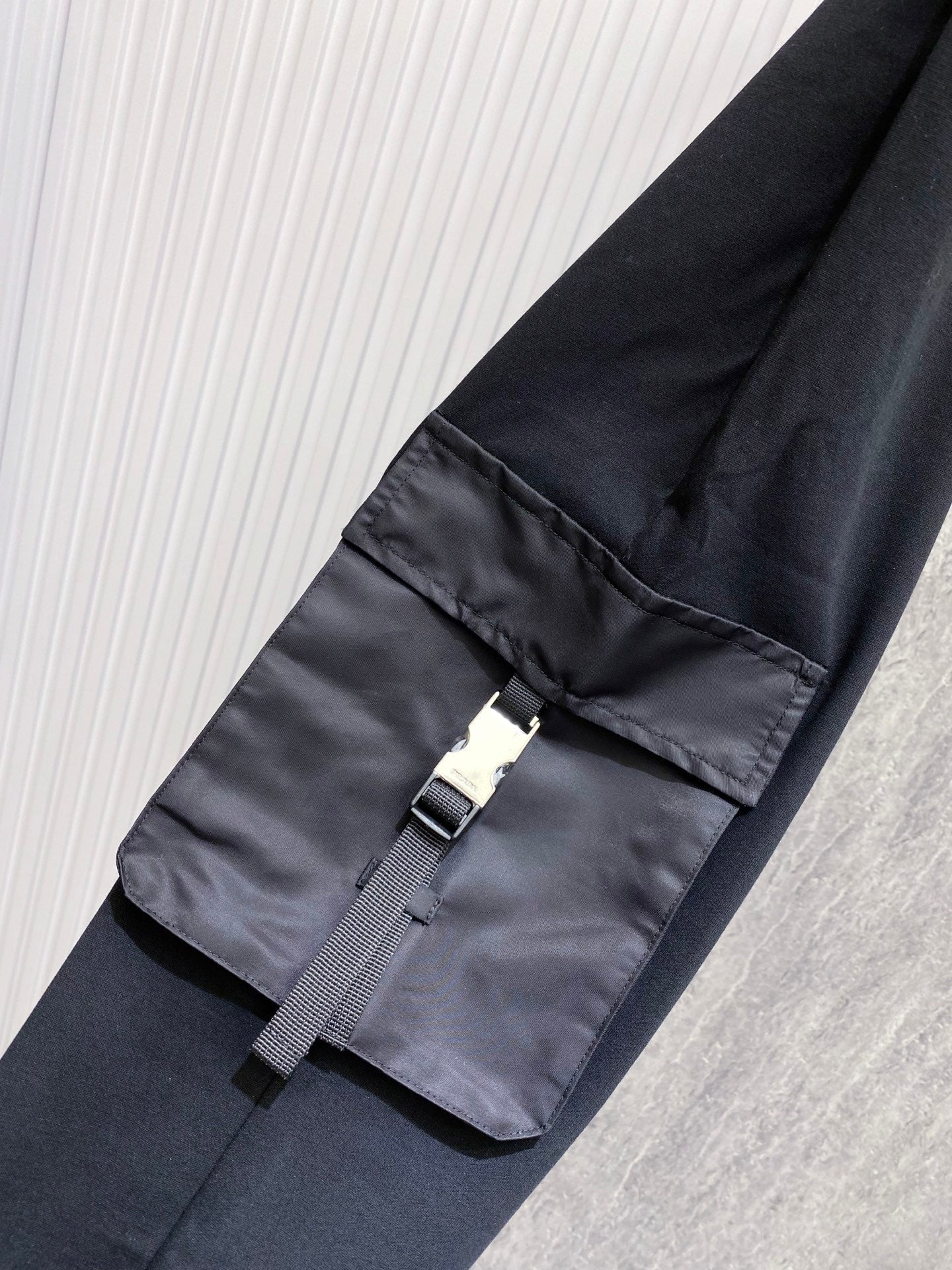 PRA 2026 Men's Casual Pants Black Fabric 842905