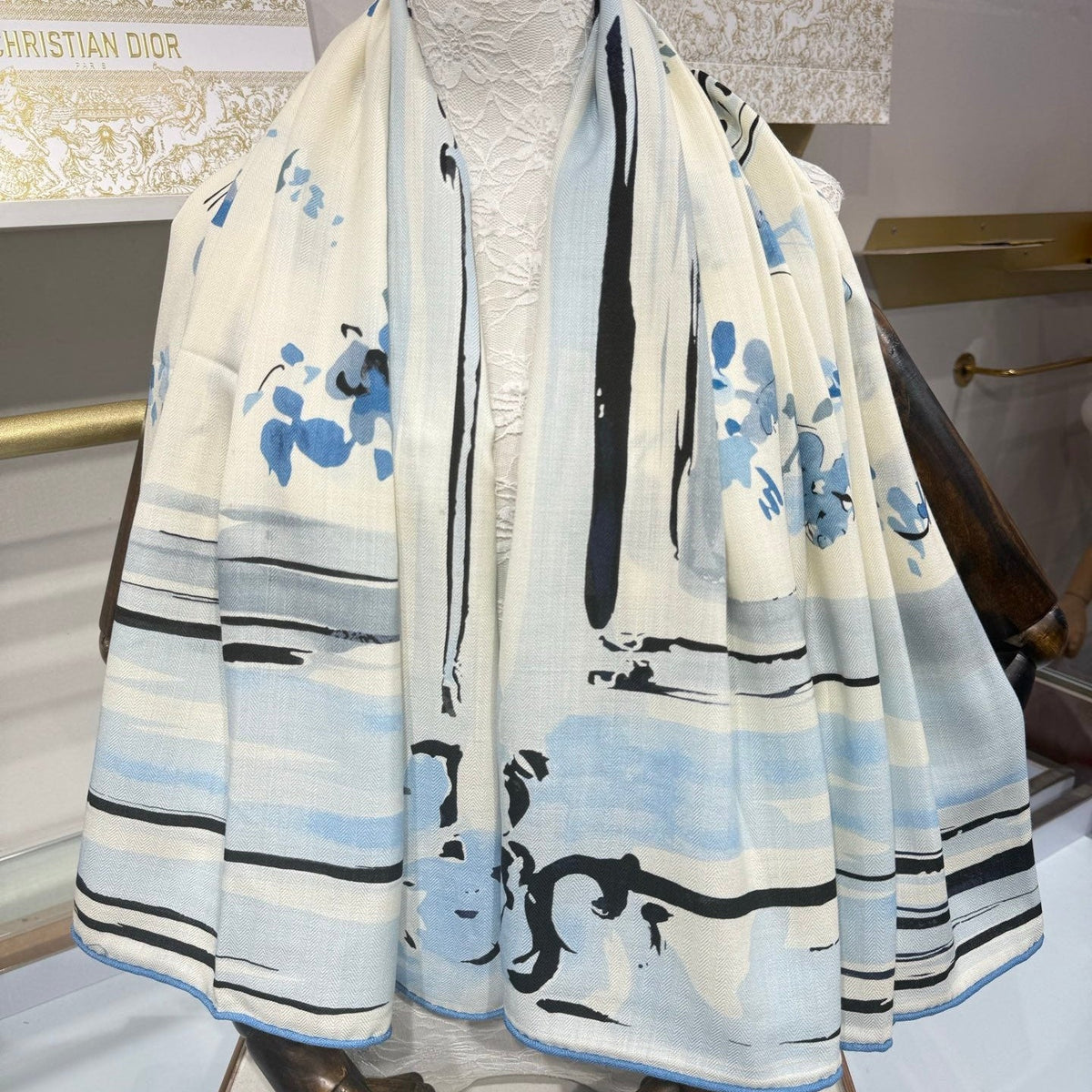Dior 2026 Square Scarf 140cm Cashmere And Silk 216446