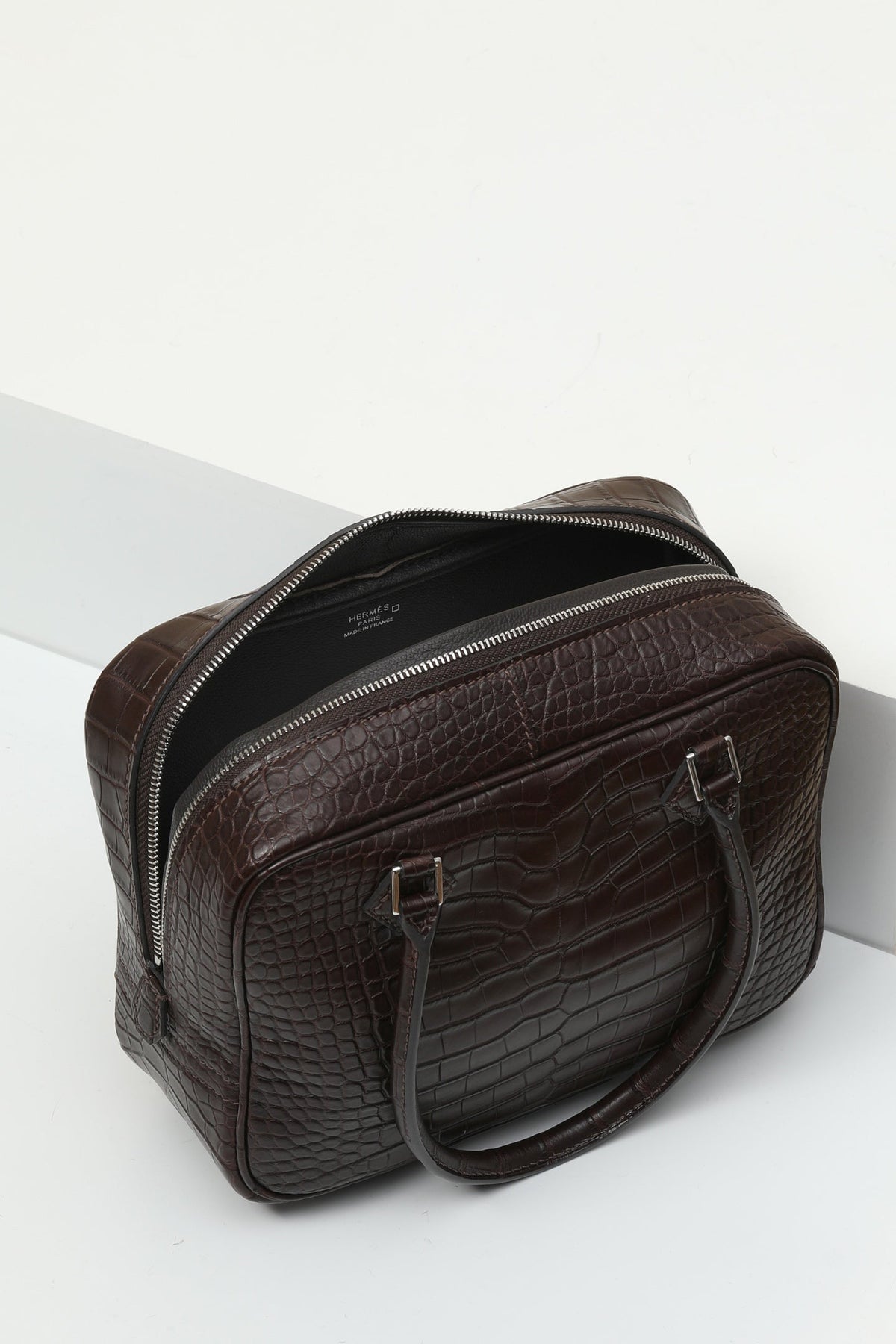 High-end Hermes 2026 Plume Bag 20cm Alligator Leather