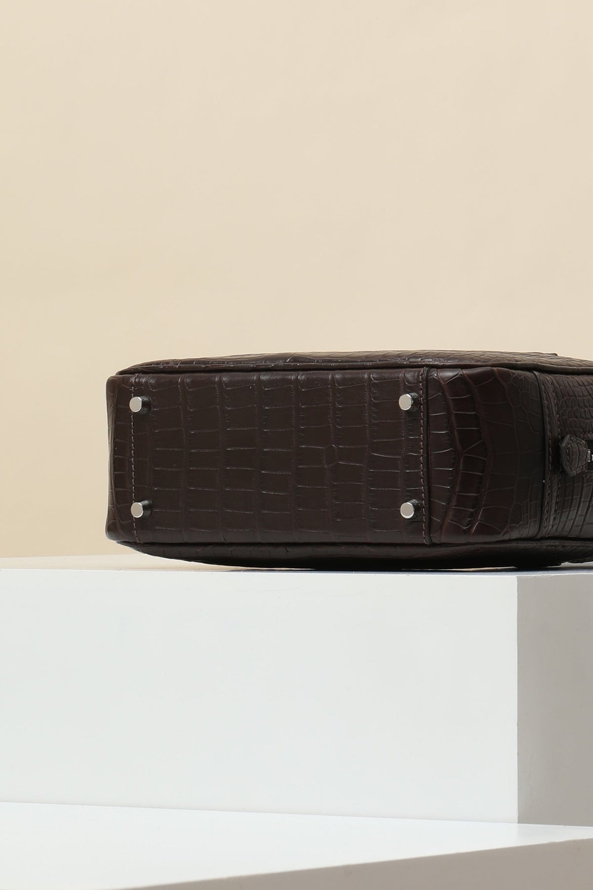 High-end Hermes 2026 Plume Bag 20cm Alligator Leather