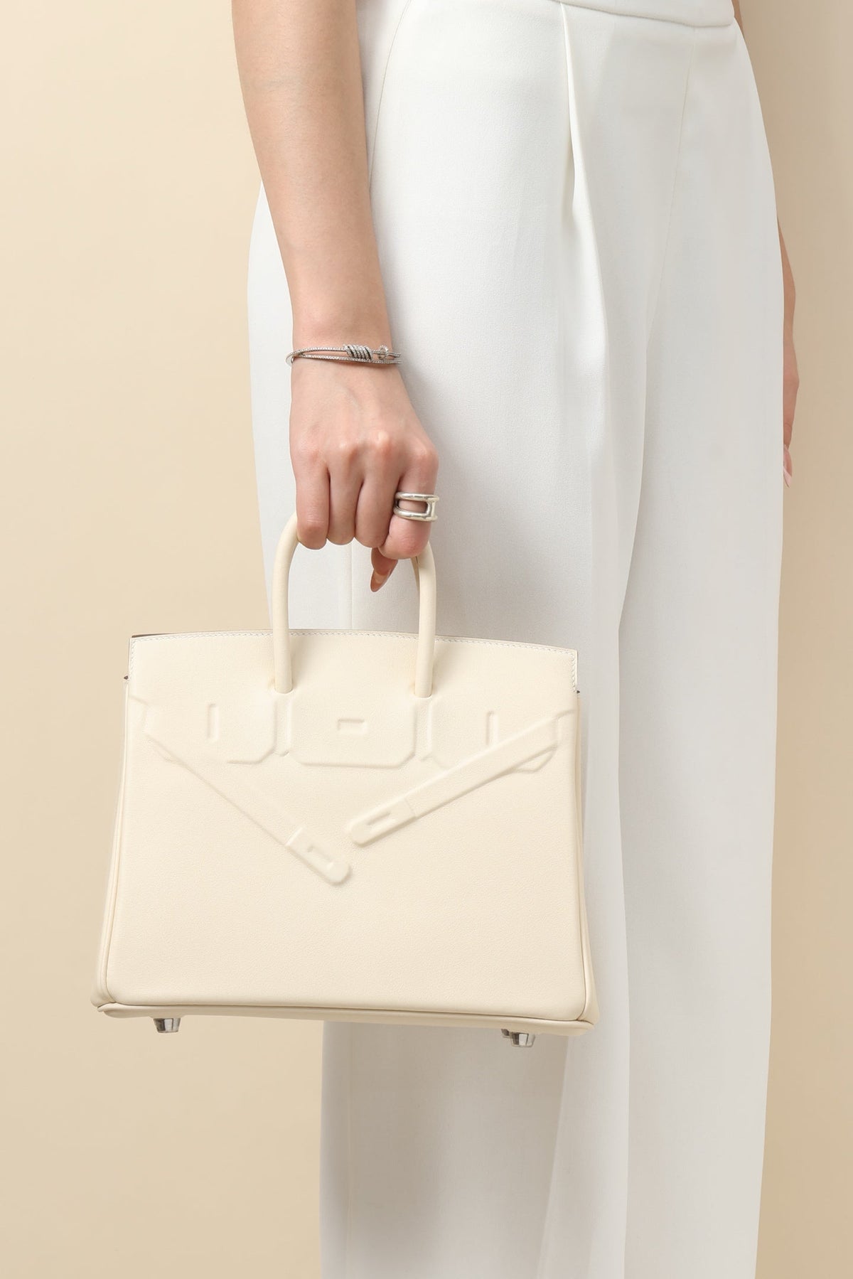 High-end Hermes 2026 Shadow Birkin 25cm Swift Leather