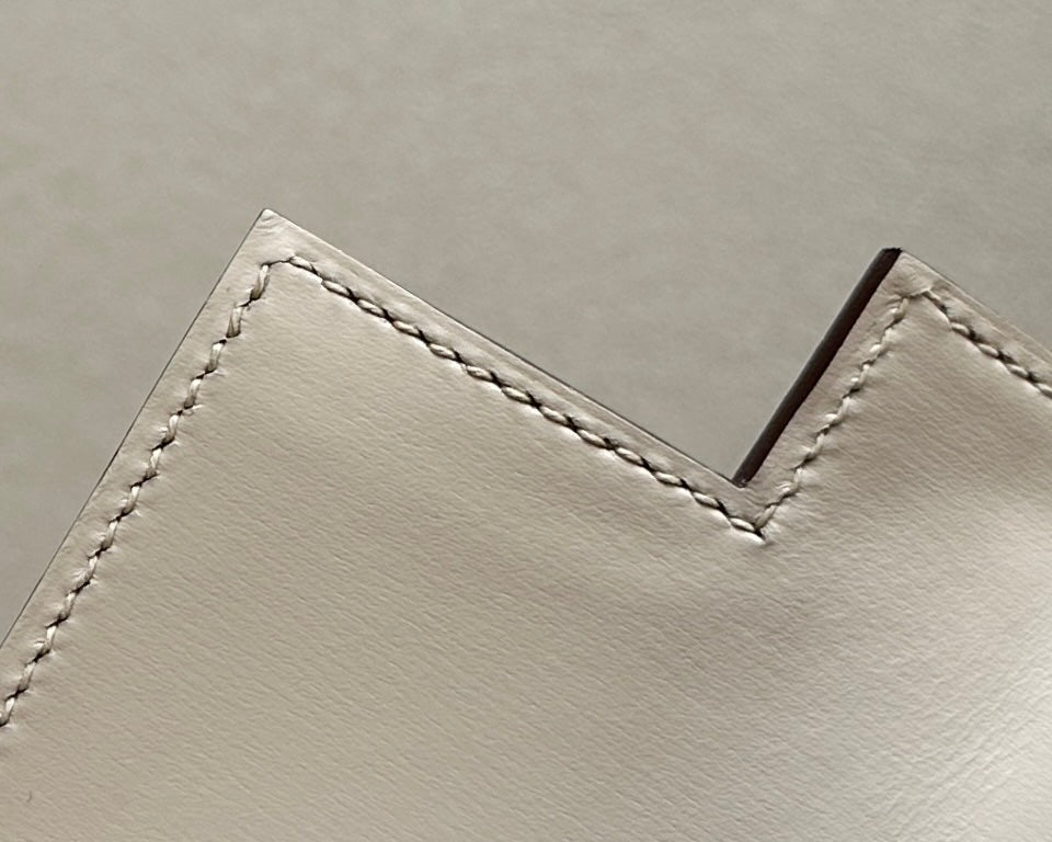 High-end Hermes 2026 Kelly Lakis Bag 32cm Box Leather Canvas