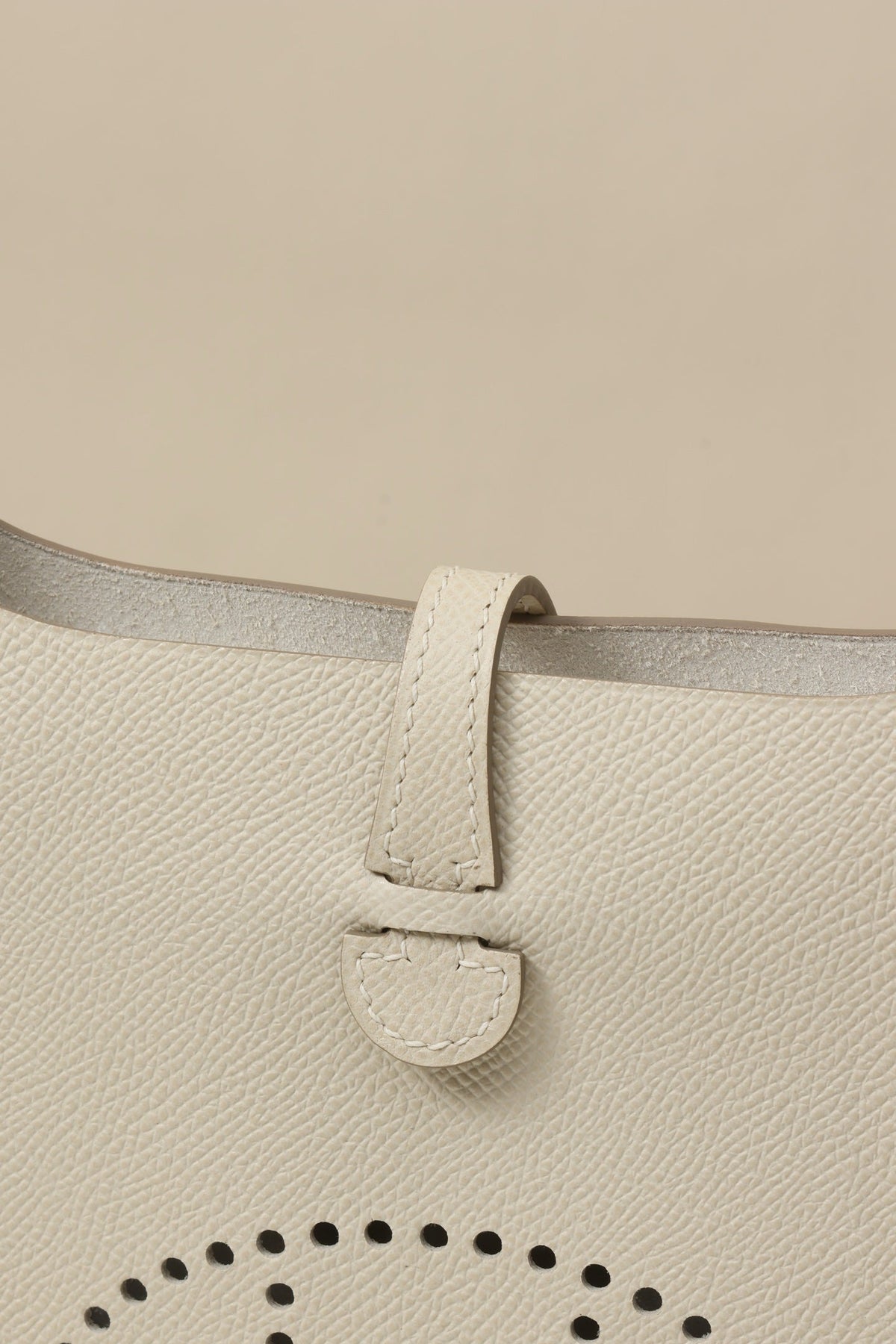 High-end Hermes 2026 Evelyne Sellier Bag 19.5cm Epsom Calfskin