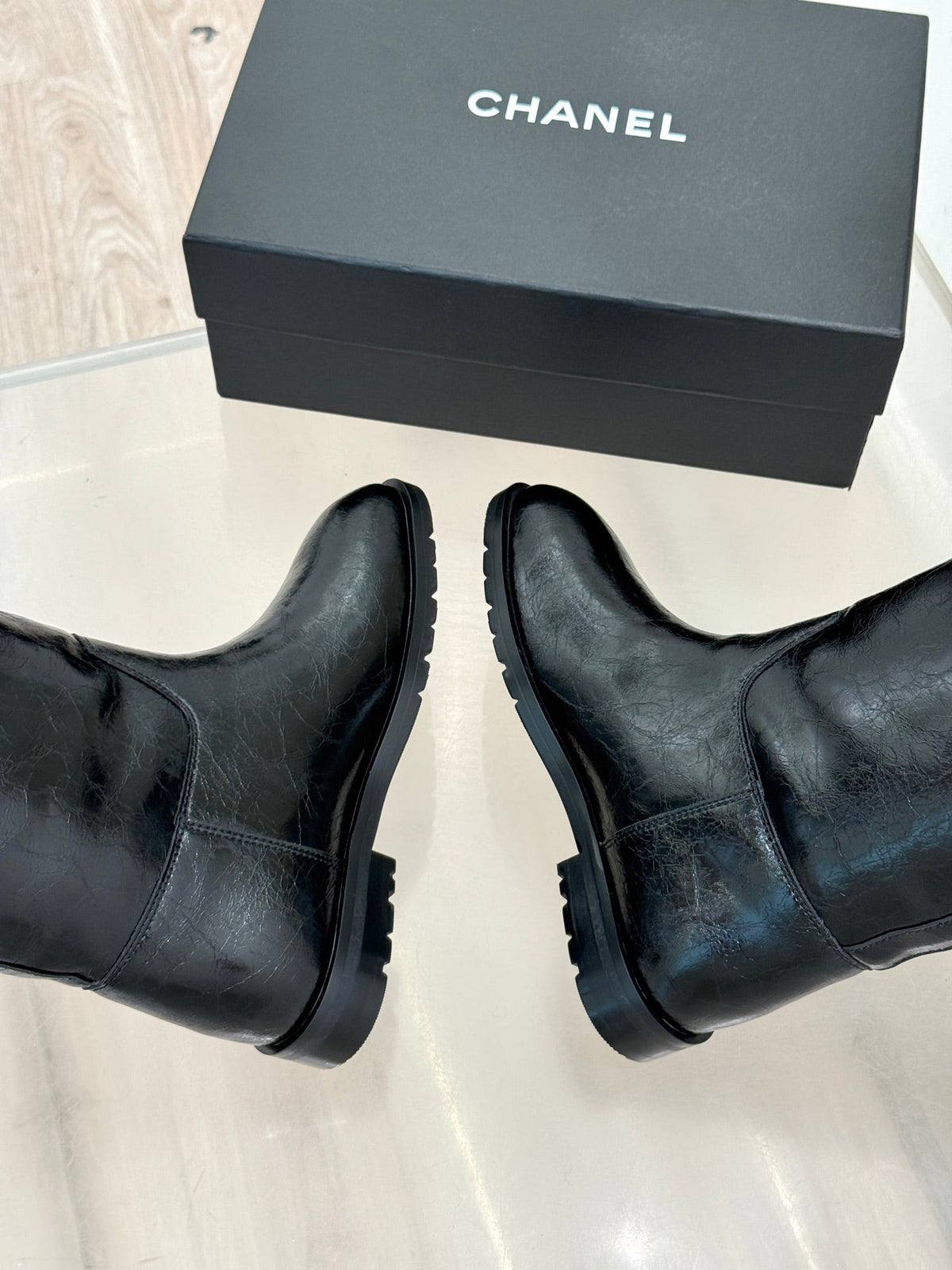 Chanel 2026 Snow Boots Suede Leather Wool 188565
