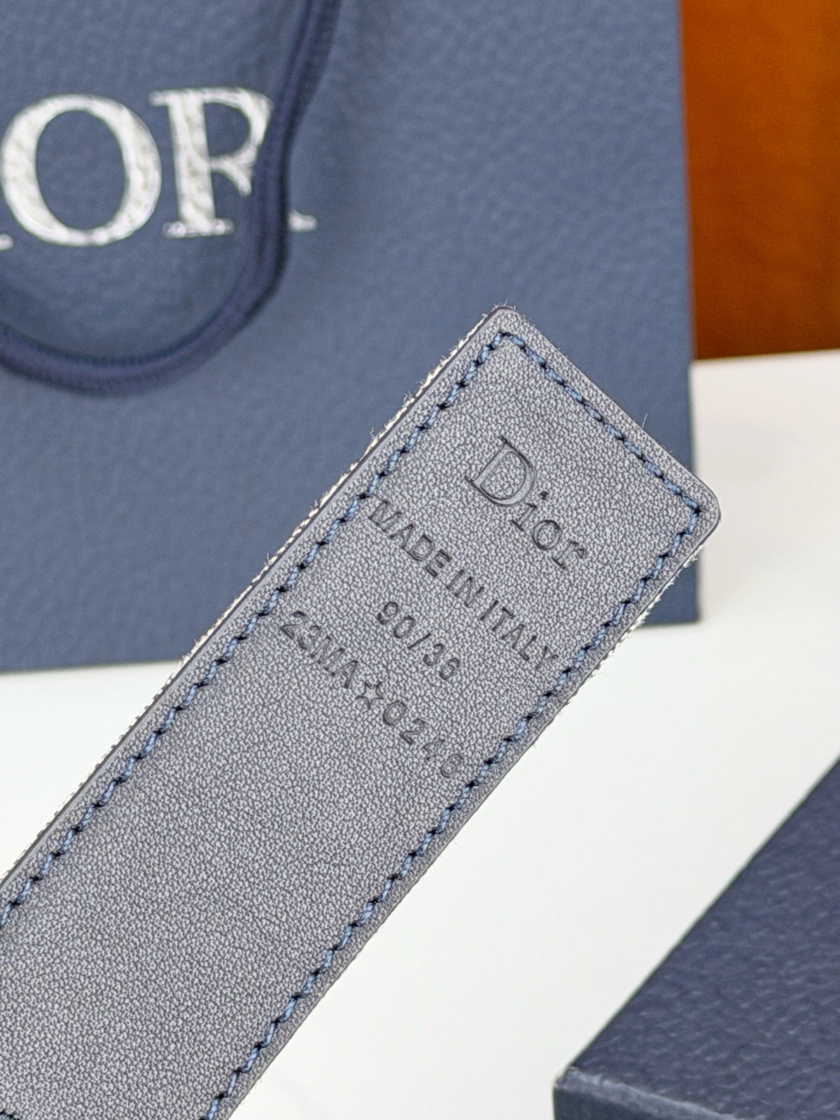 Dior 2026 Oblique Oval Logo Buckle Belt 35mm Canvas
