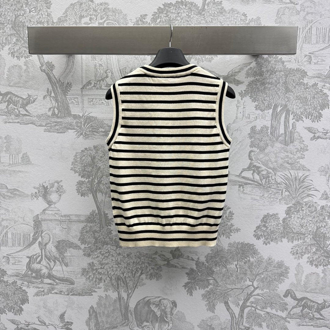 Celine 25C TRIOMPHE Wool Sleeveless 228962