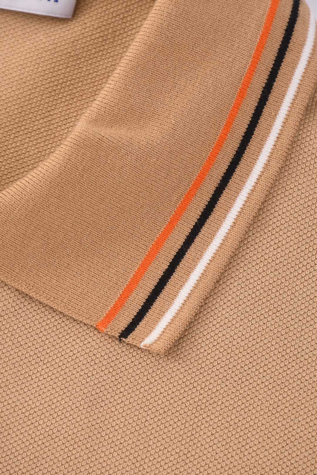 Burberry 25 Polo T- Shirt Caramel Cotton 232684