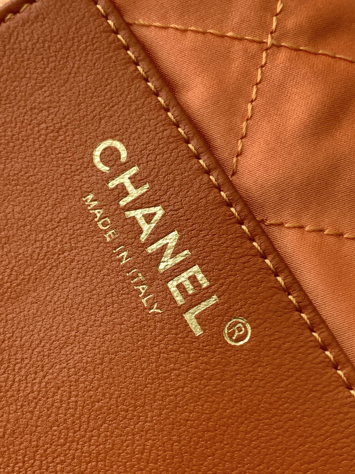 Chanel 25 Hobo Bag 20cm Orange Canvas 324802