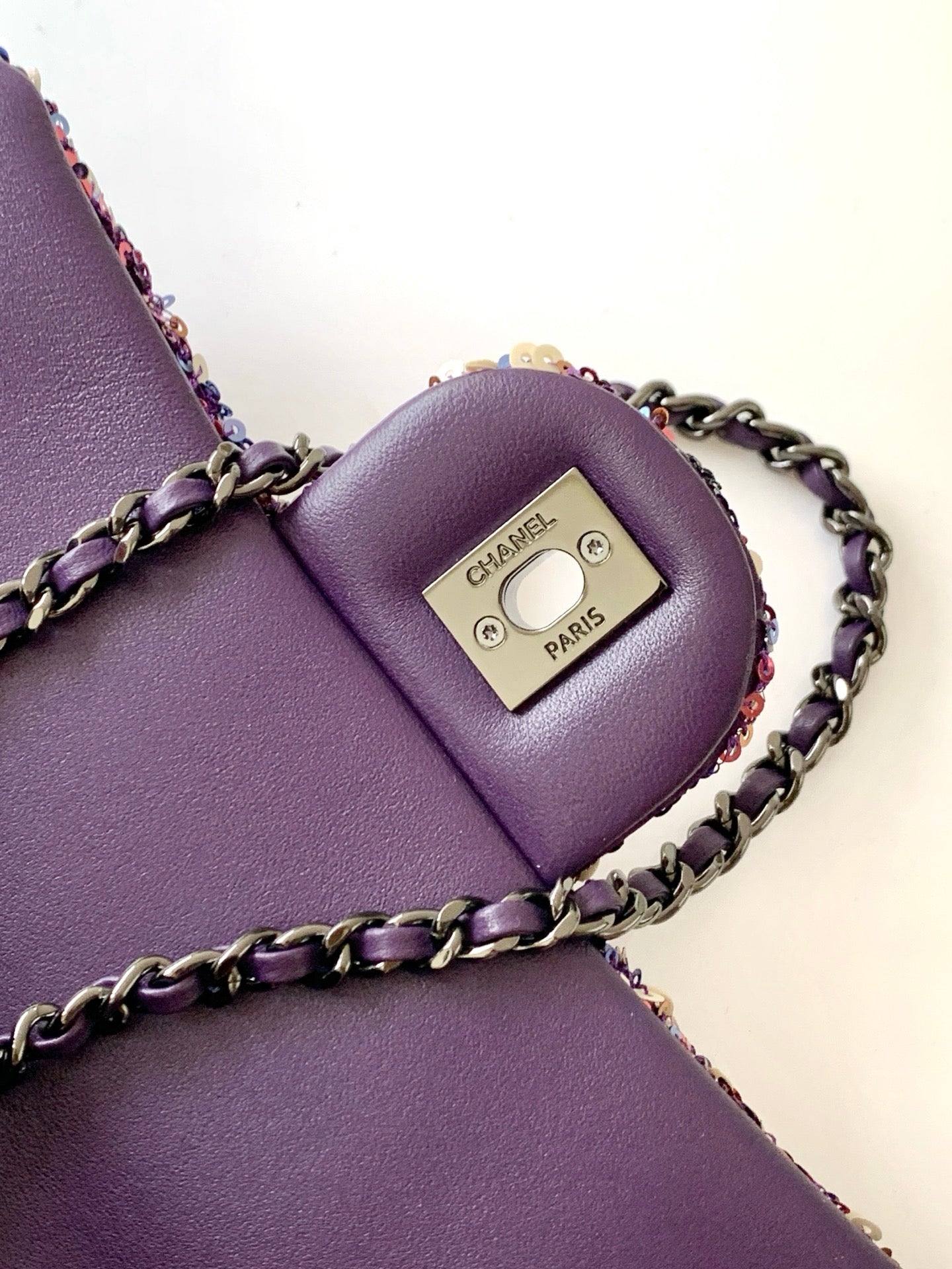 CC 2025 Flap Bag Multicolor Sequin 298203