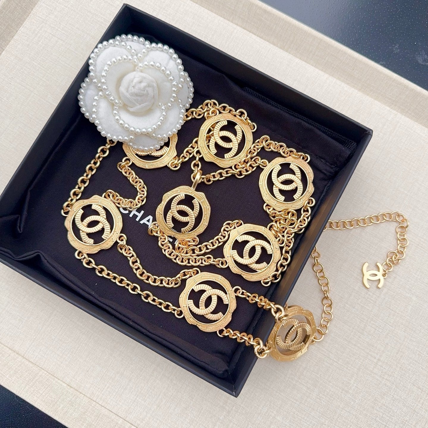 Chanel 2026 Gold-Plated Chain Belt 201240