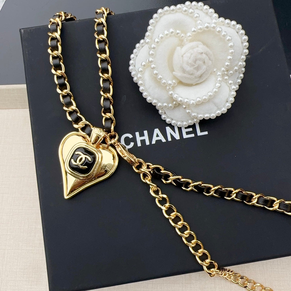 Chanel 2026 Heart Charm Chain Belt 201304