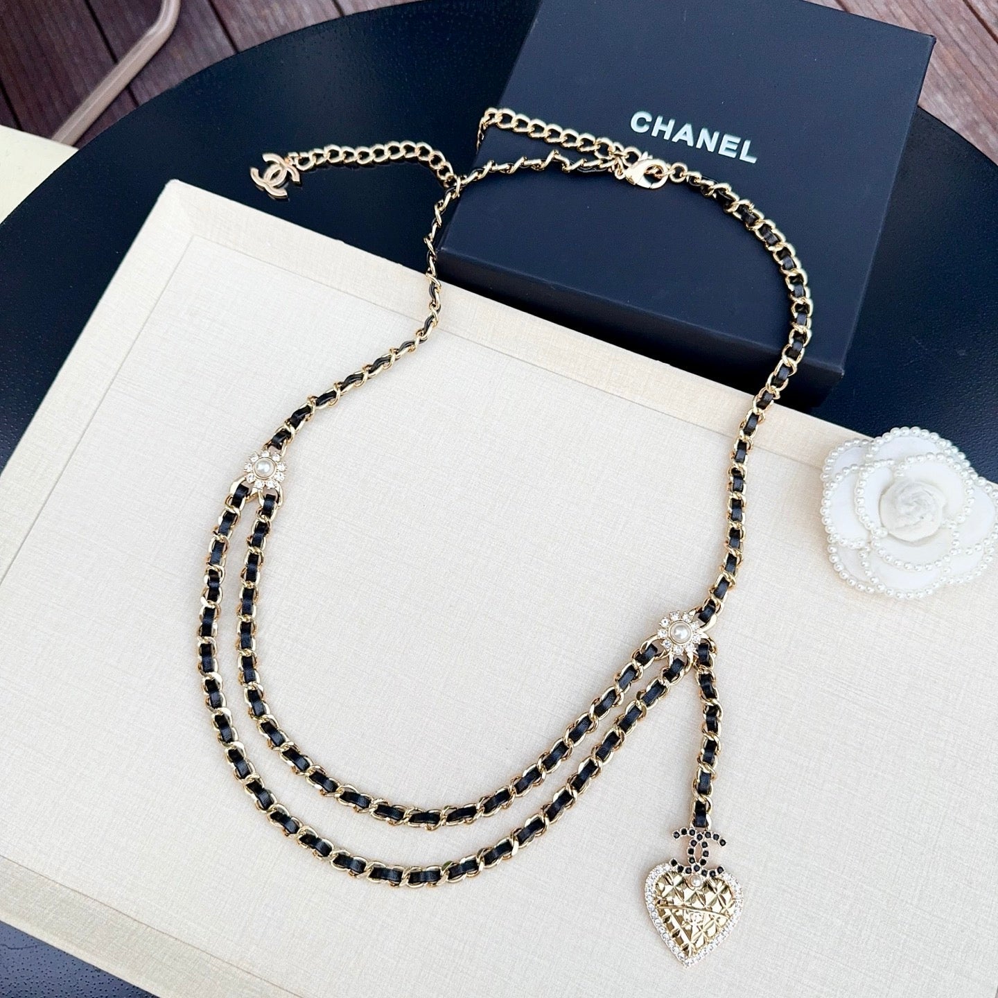 Chanel 2026 Crystal Charm Chain Belt 215186