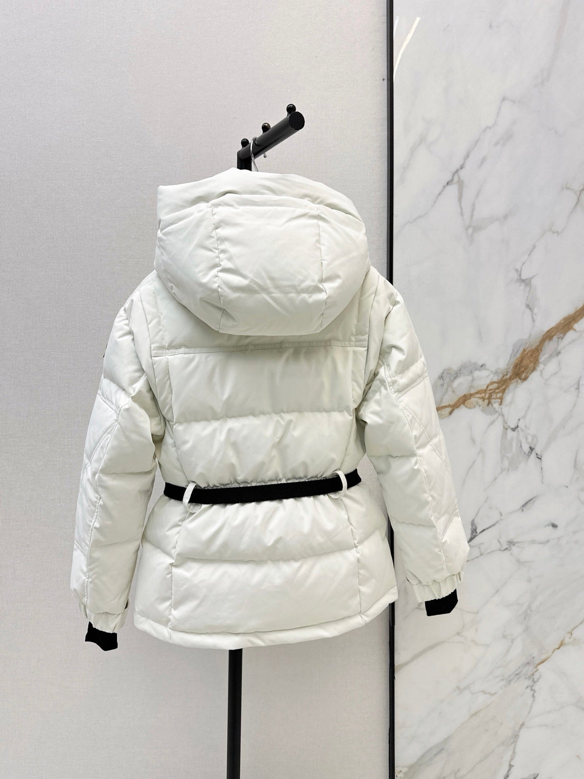 Moncler 2026 Hooded Ski Jacket White Down Polyester 780288