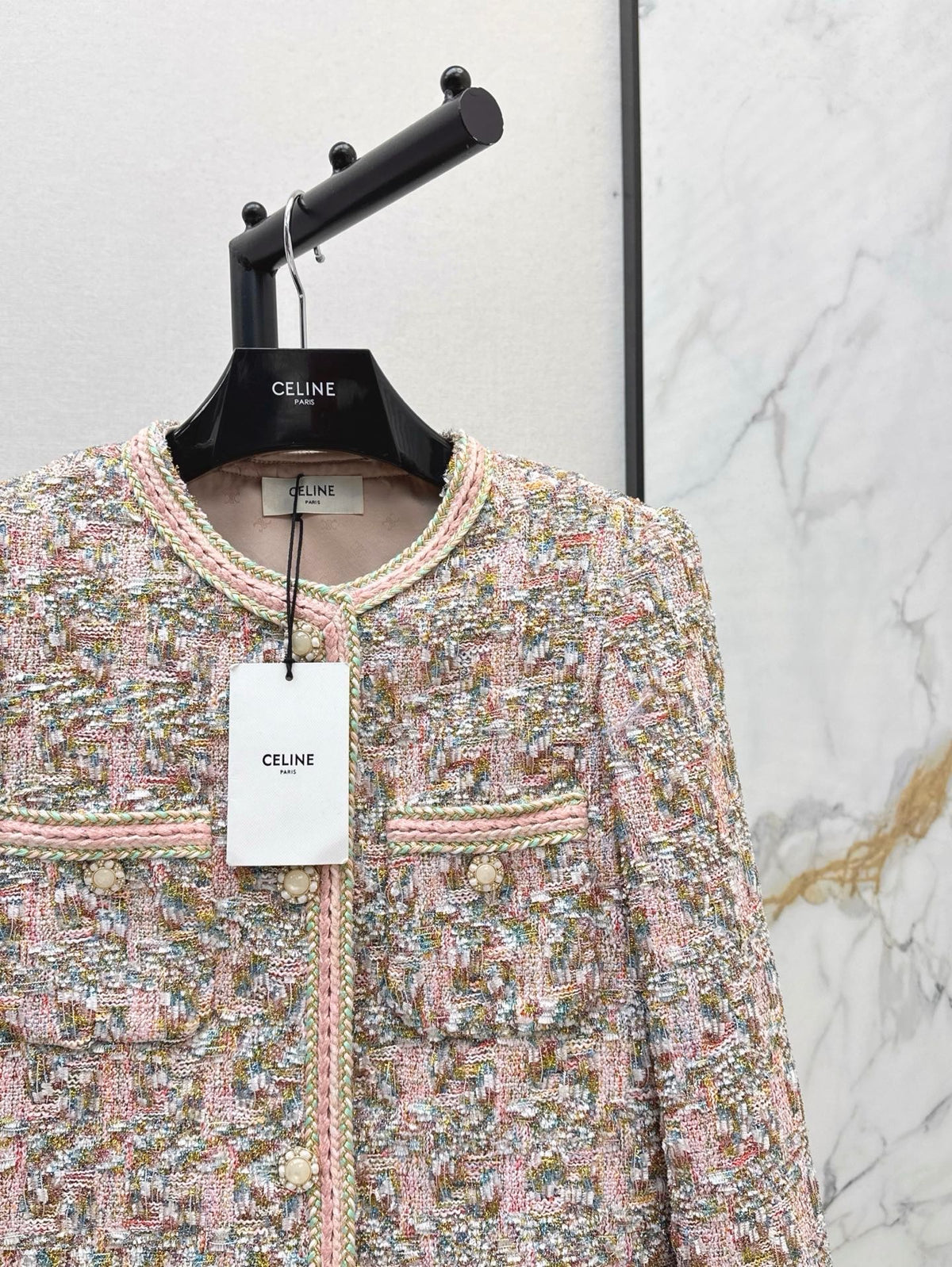Chanel 2026 Self-Portrait Jacket Pink Tweed