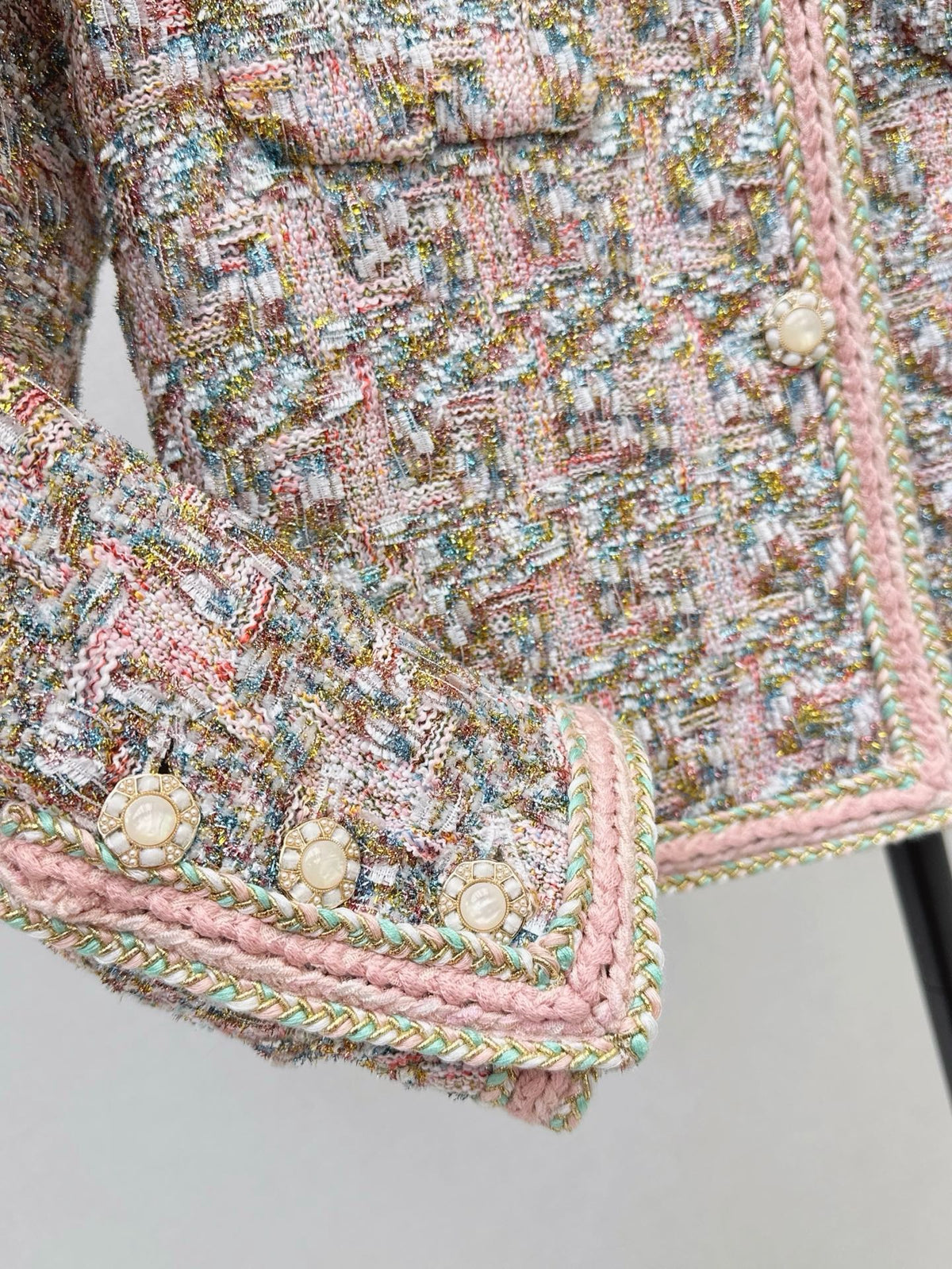 Chanel 2026 Self-Portrait Jacket Pink Tweed