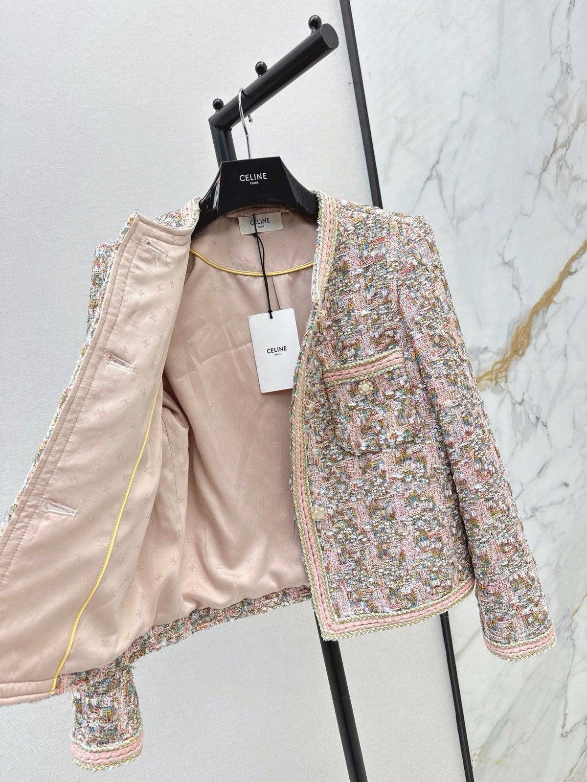 Chanel 2026 Self-Portrait Jacket Pink Tweed