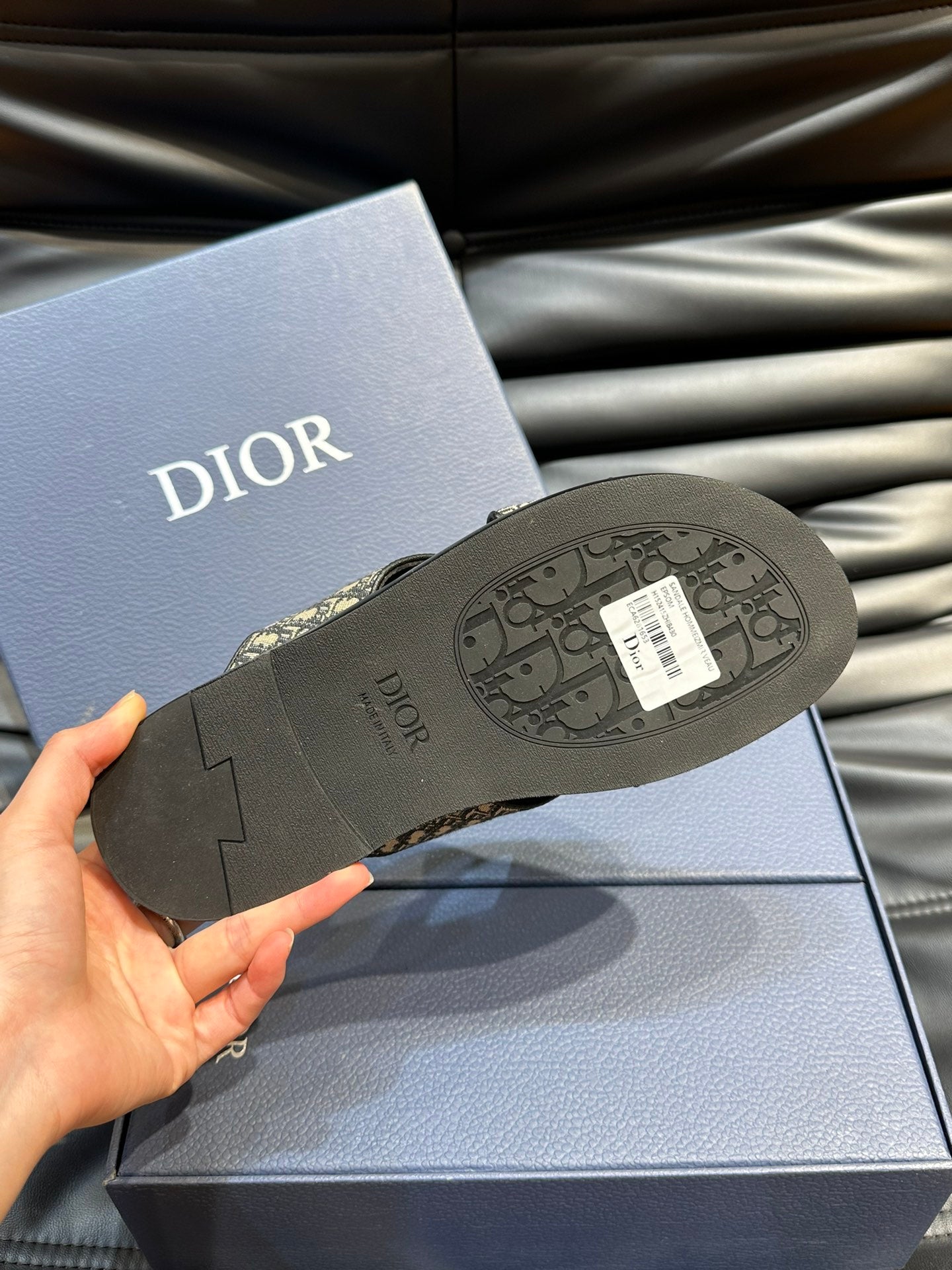 CD ALIAS SANDAL JUNIPER AND BEIGE JACQUARD