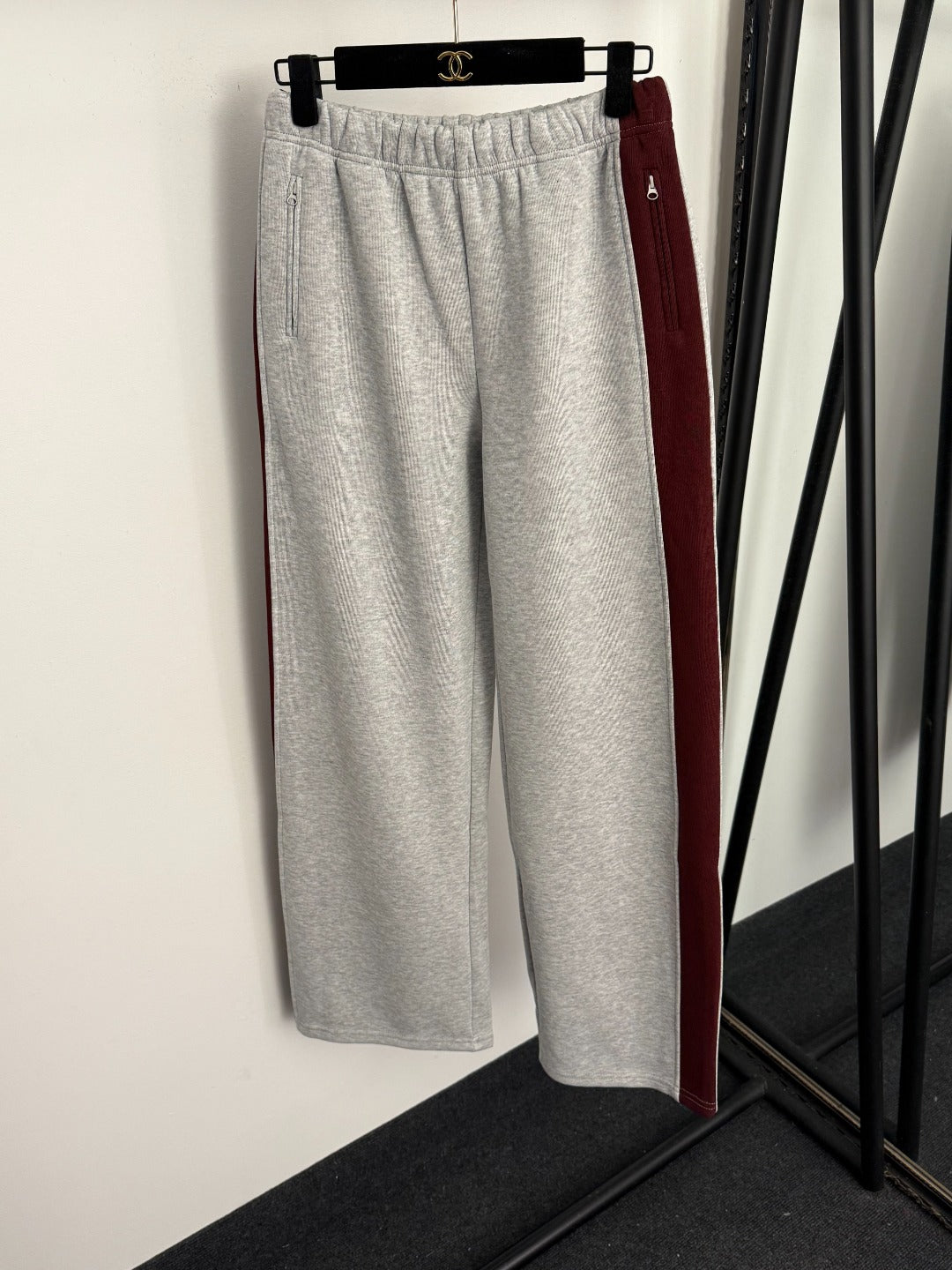 Prada 2025 Set Gray mix Burgundy Cotton