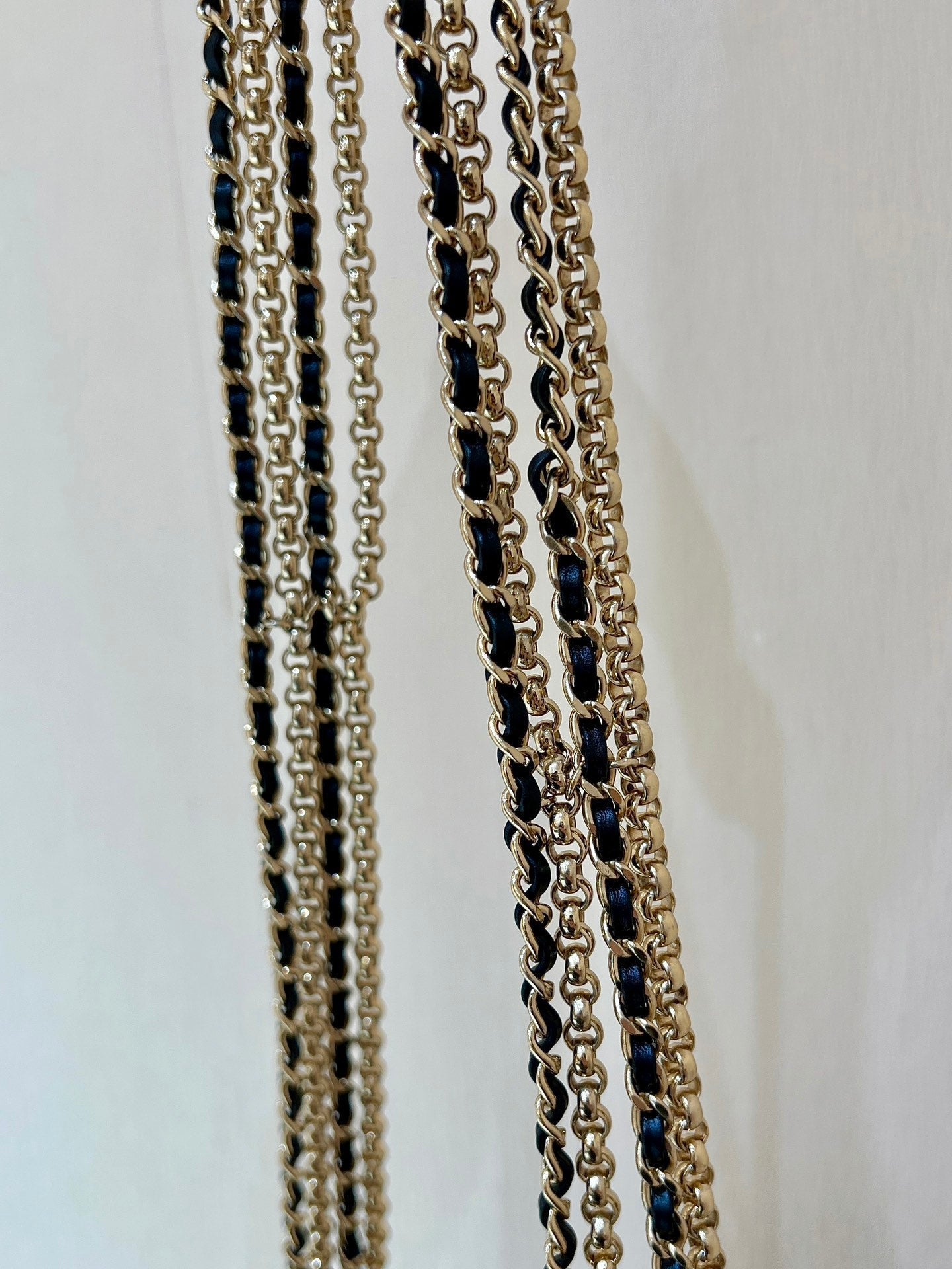 Chanel 24A Limited Edition Hobo Chain Bag Black Goatskin 256157