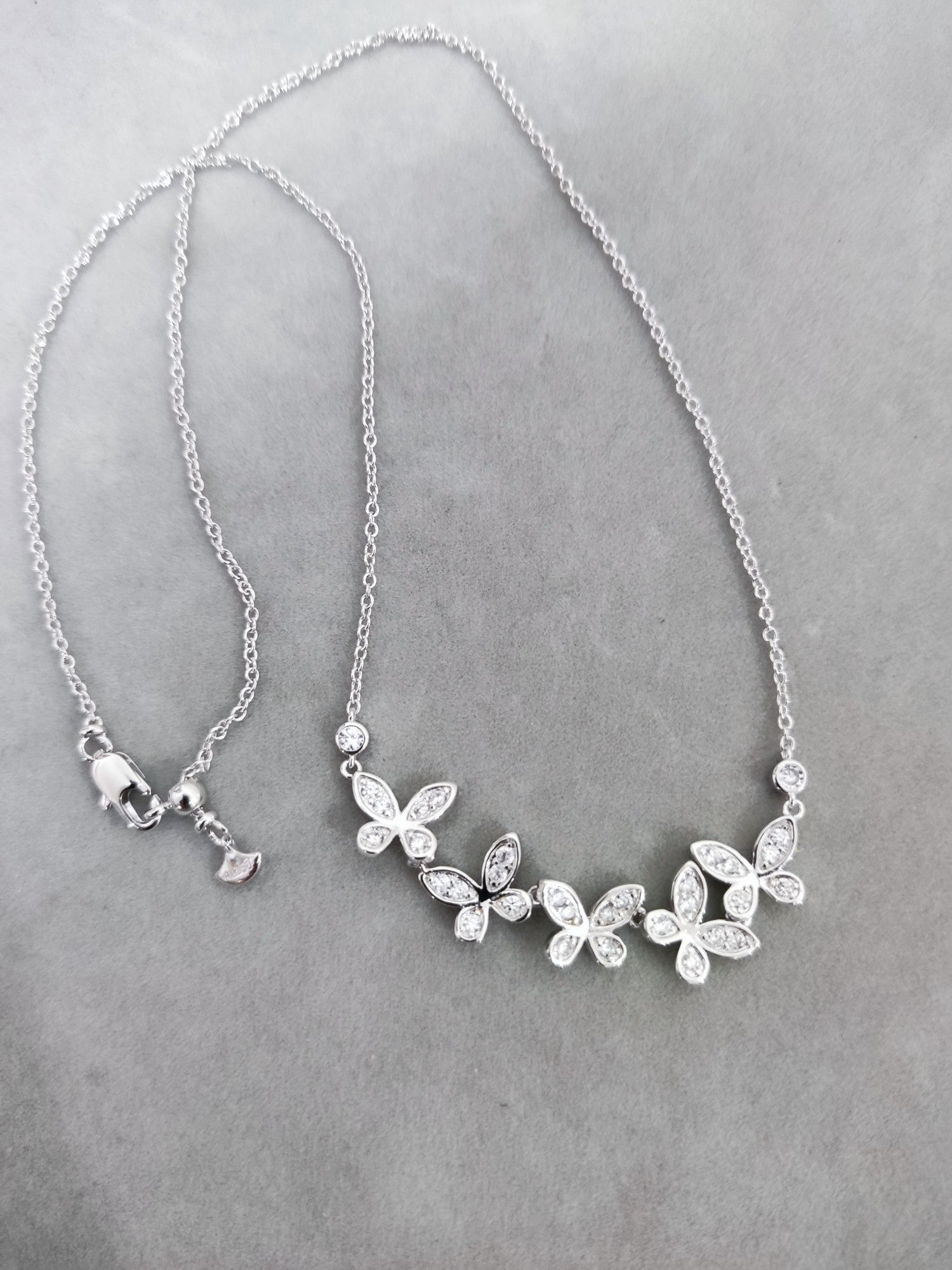 Graff Five Butterflies Full Diamond Necklace