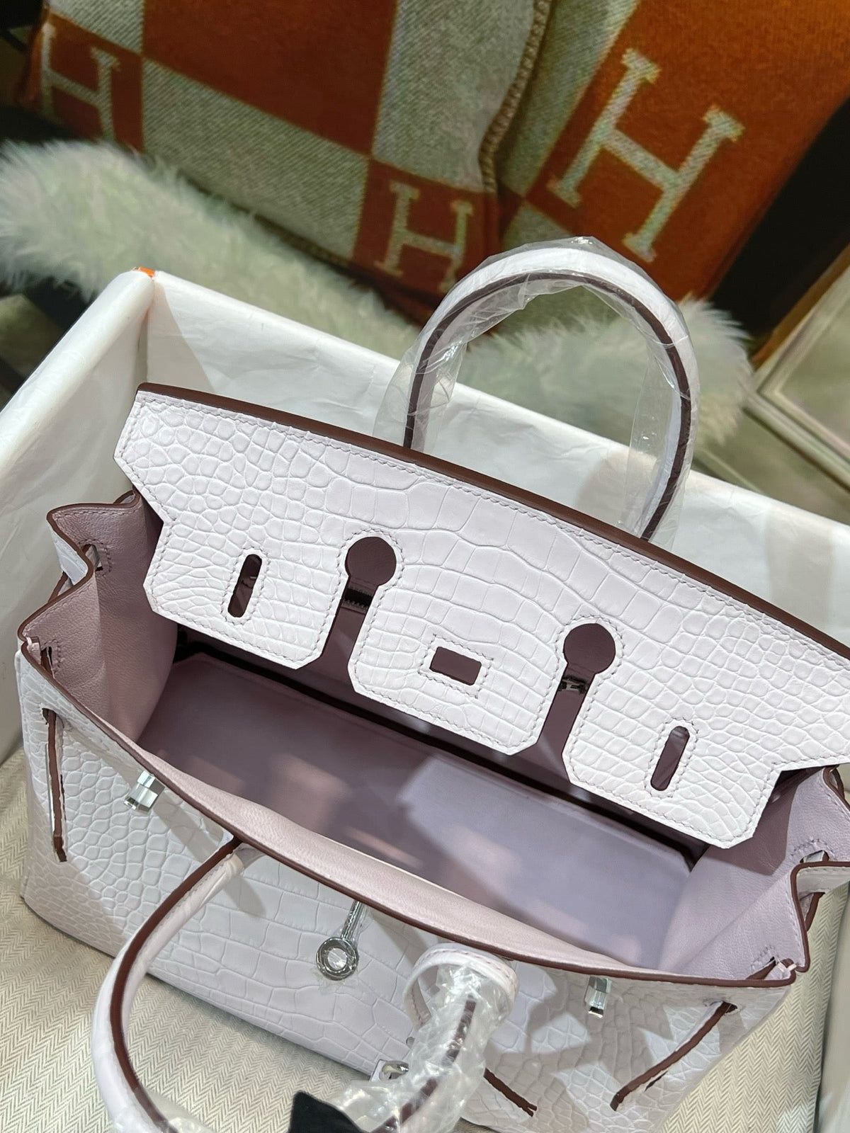 High-end Hermes 2026 Birkin Bag 25cm Crocodile Leather