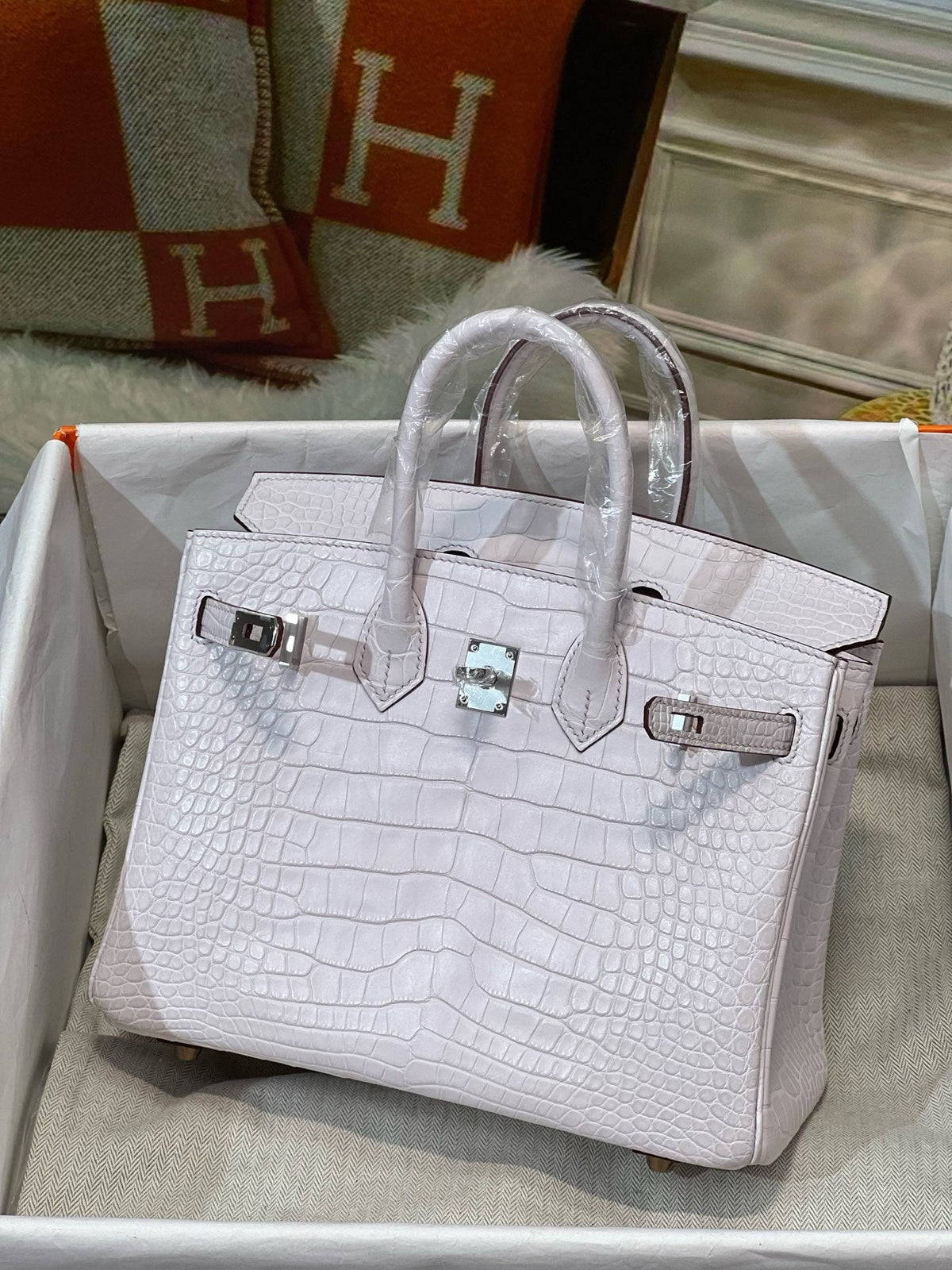 High-end Hermes 2026 Birkin Bag 25cm Crocodile Leather