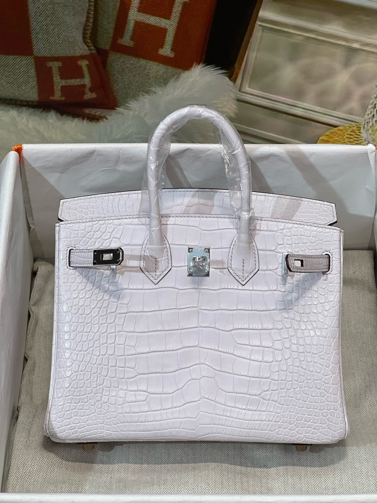 High-end Hermes 2026 Birkin Bag 25cm Crocodile Leather