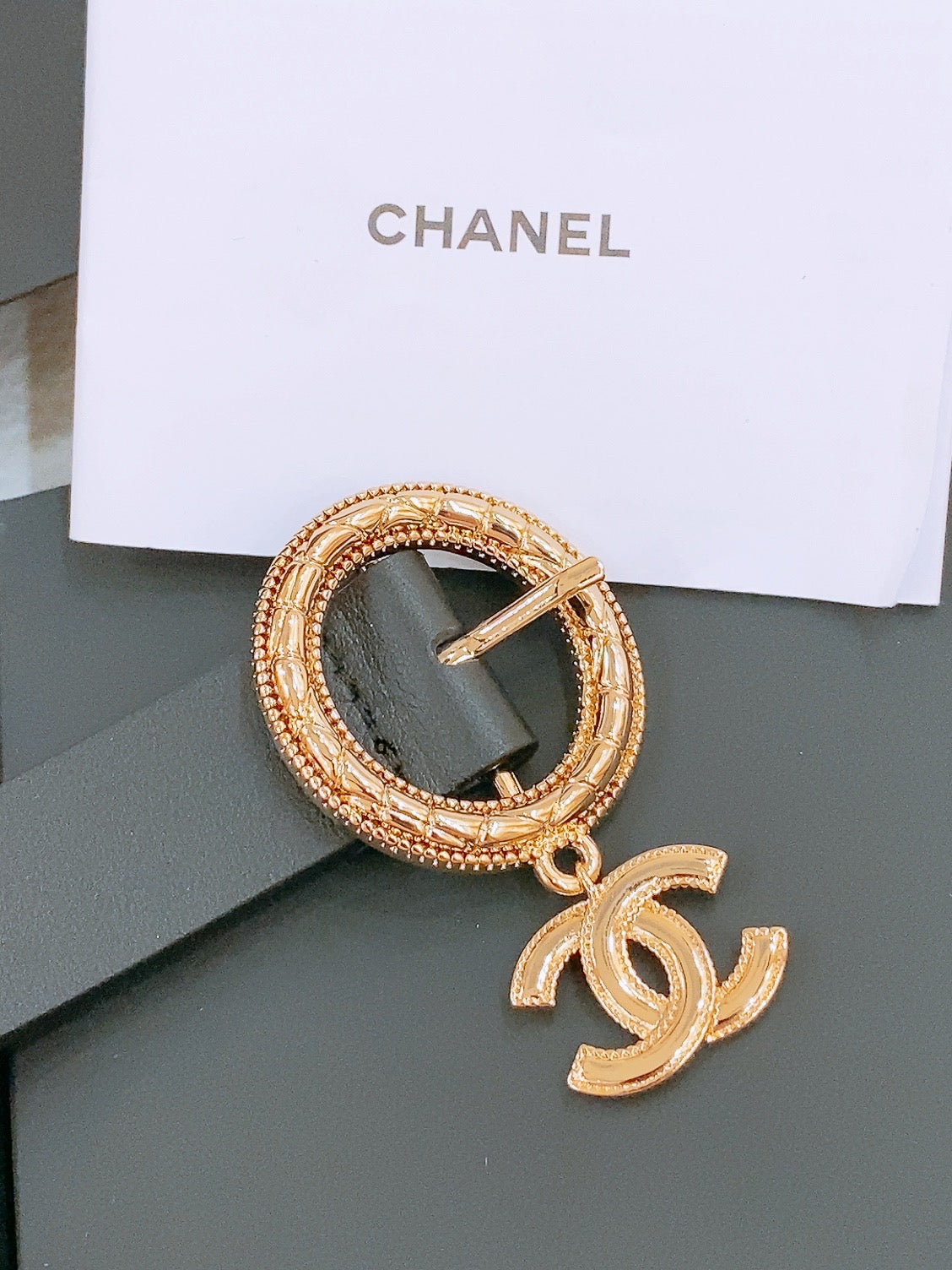 Chanel 2026 Leather Chain Belt 20mm 190392