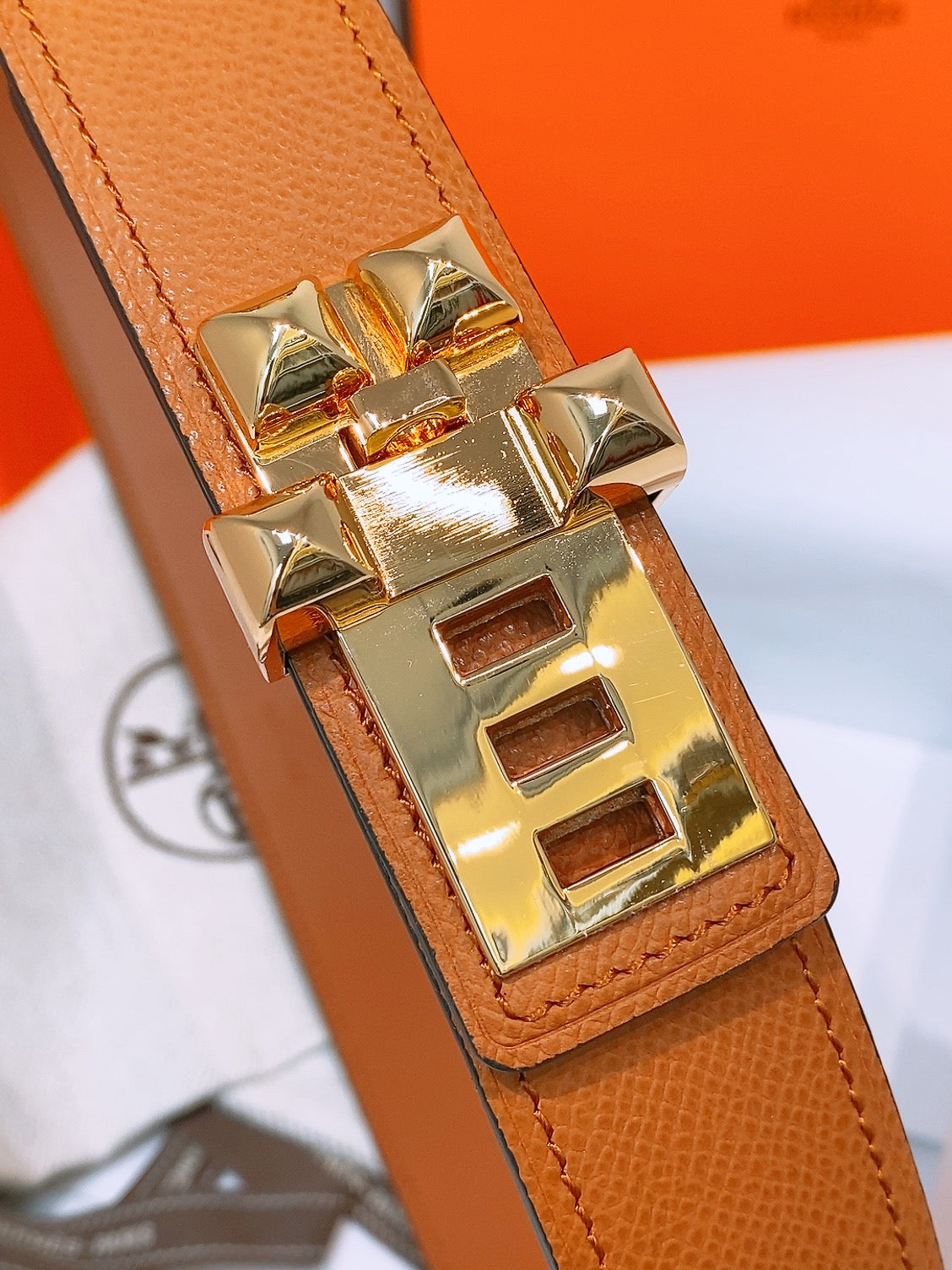 Hermes 2026 Collier De Chien Belt 32mm Leather