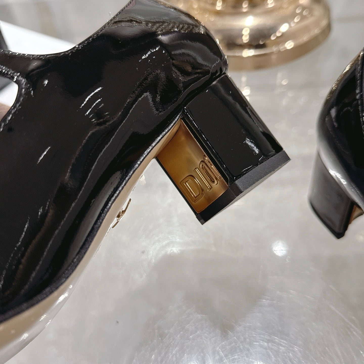 CD  26 Lolita High-Heeled 40 Black Patent Leather 592220