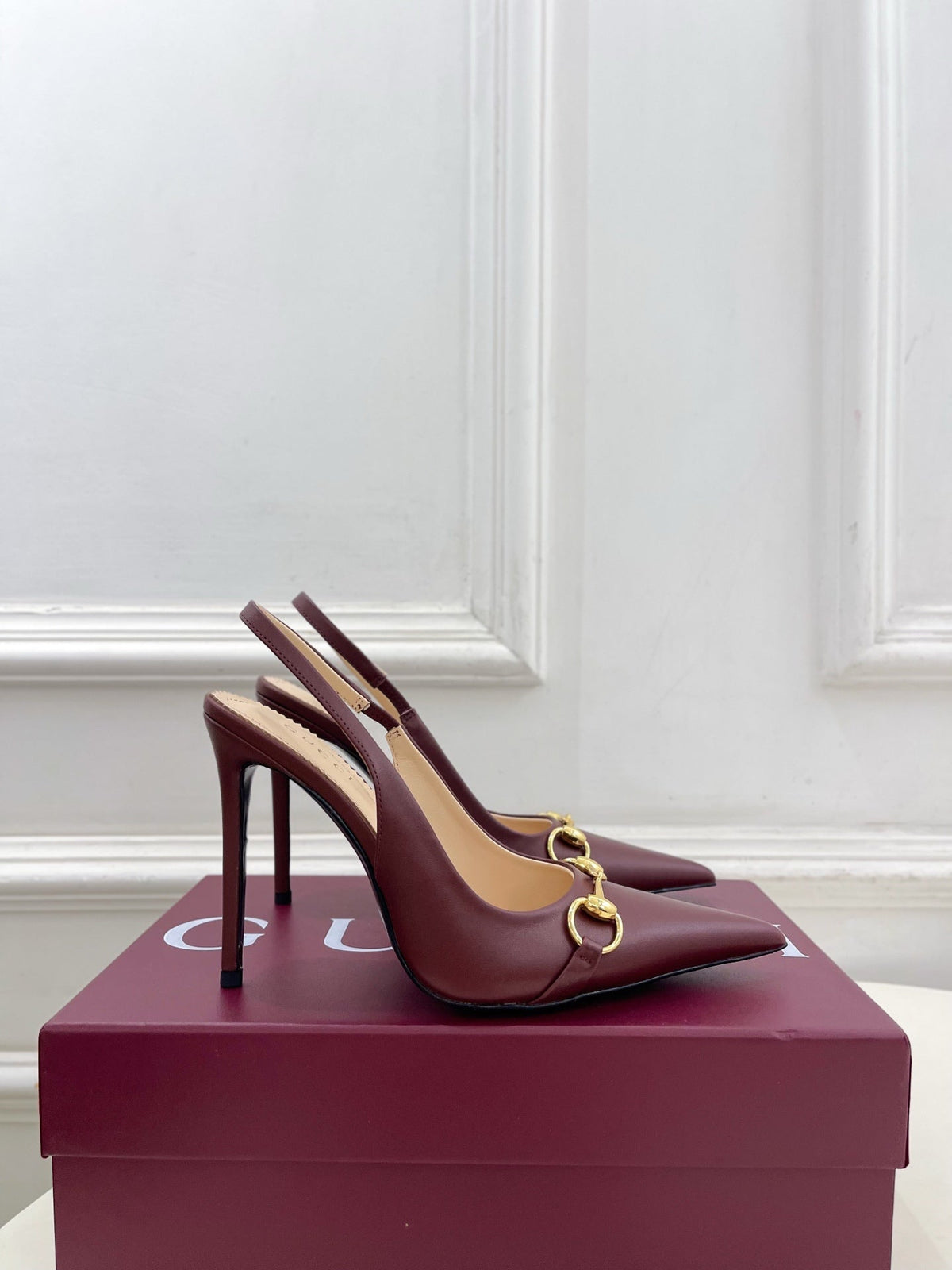 Gucci 2026 Donna Shoe 110mm Cowhide Canvas 946604