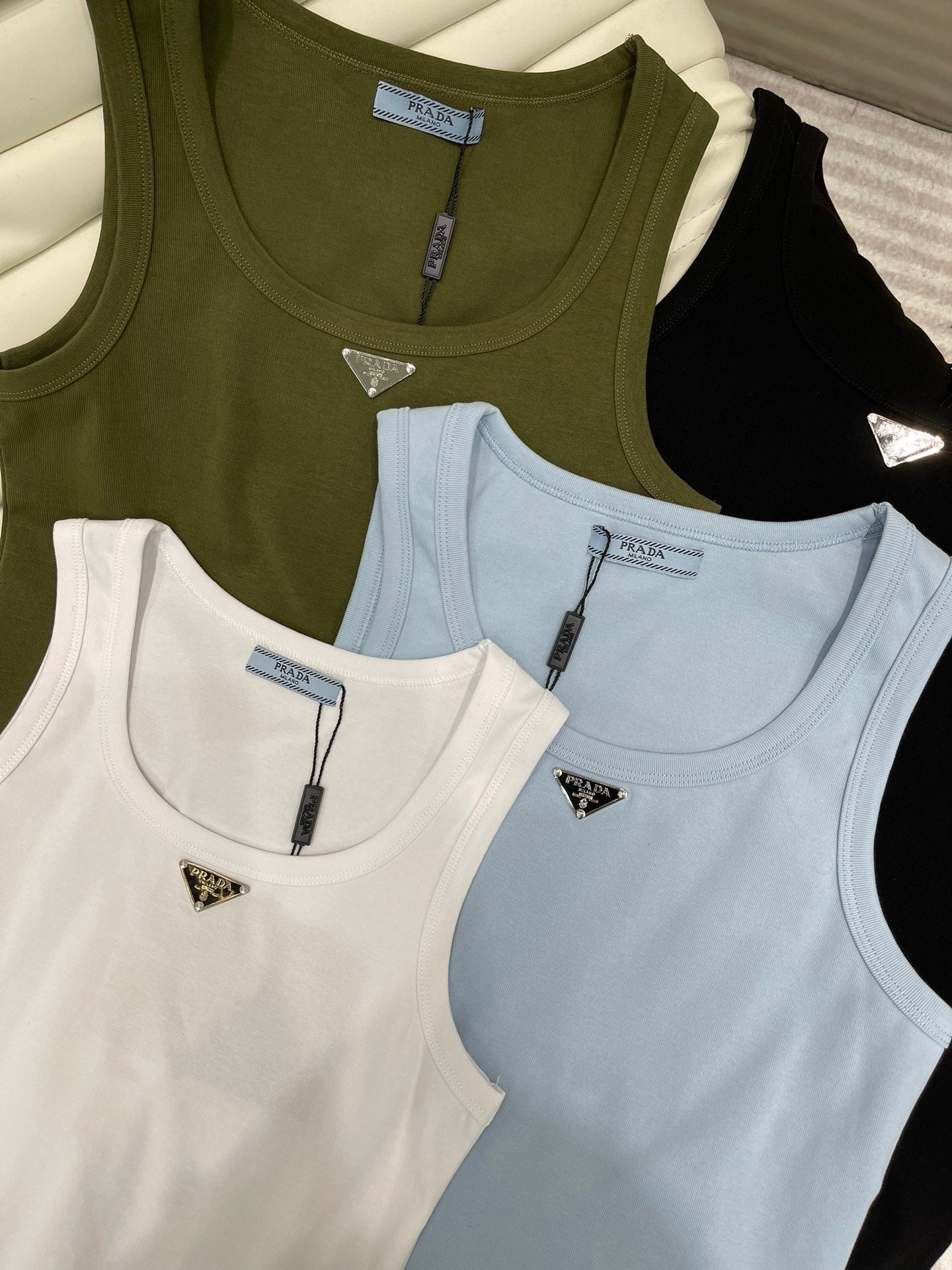 Pra Ribbed Knit Jersey Tank Top