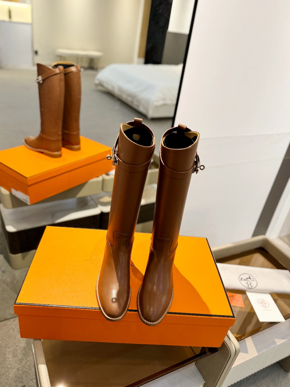 HM Stivali Jumping 20mm Brown Cowhide  961664