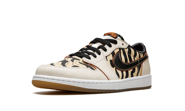 Nike Air Jordan 1 Beige Black Leather