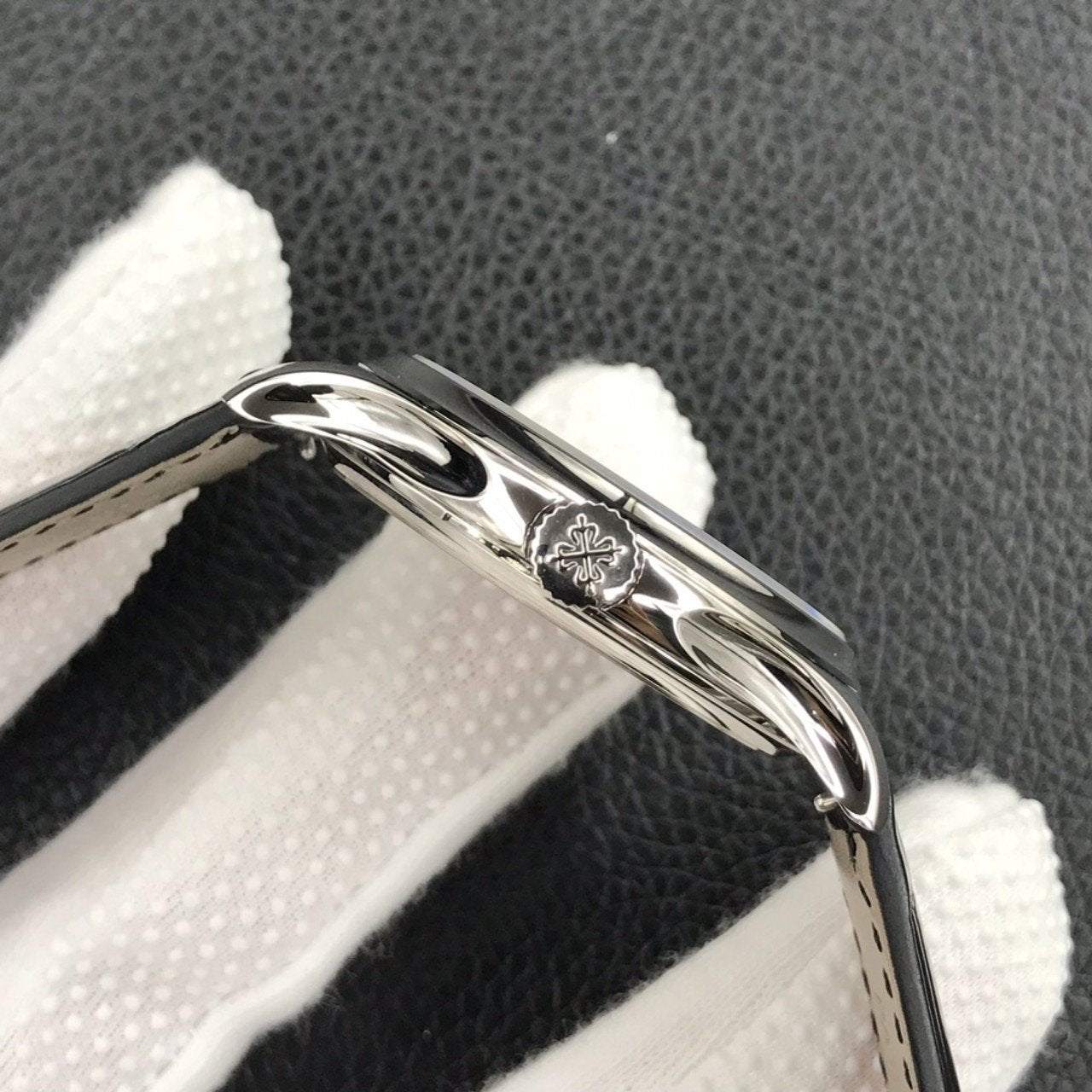 PATEK CALATRAVA STEEL CASE CREAM DIAL