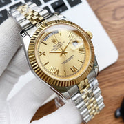 DAY-DATE 40 GOLD STEEL JUBILEE BRACELET