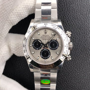 DAYTONA STAINLESS STEEL GREY RACING DIAL