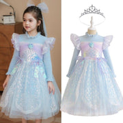 Coral Winter Dress - My Fancy Dress Box