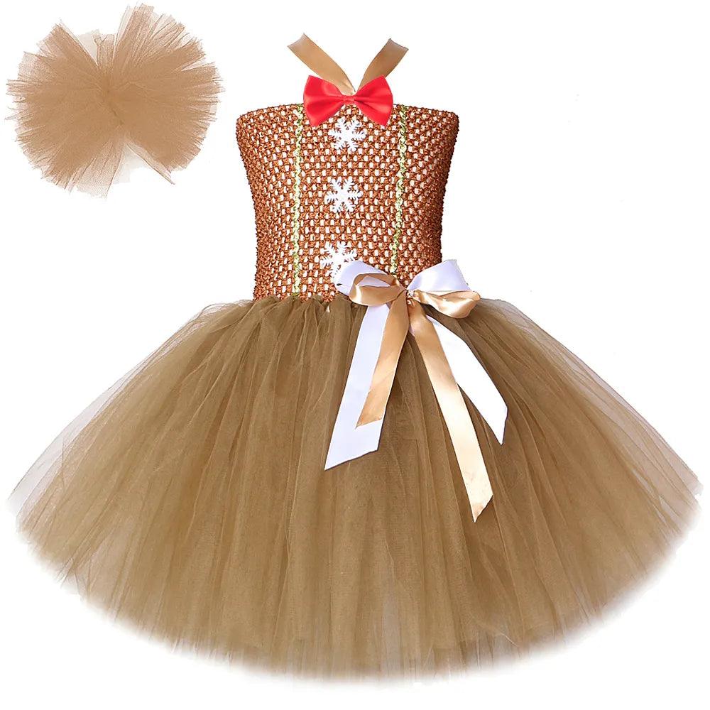 Gingerbread Tutu Dress - My Fancy Dress Box