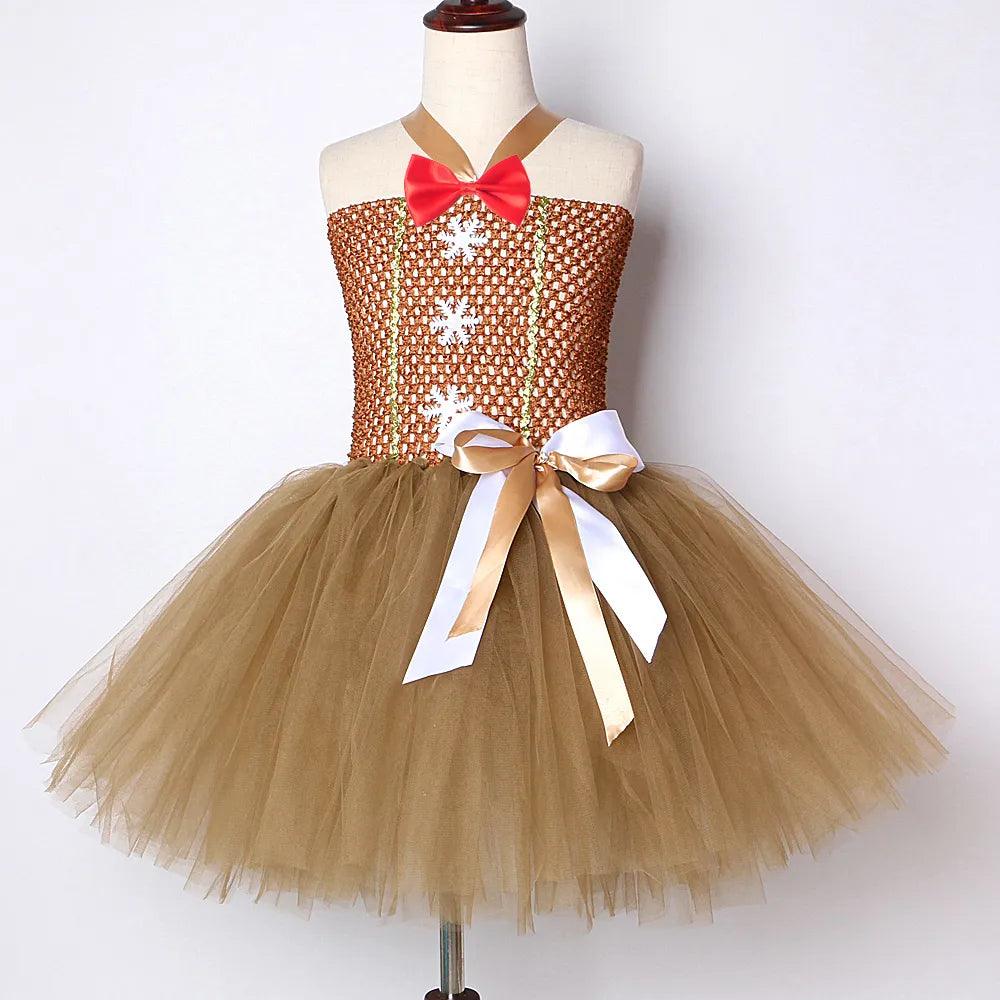 Gingerbread Tutu Dress - My Fancy Dress Box