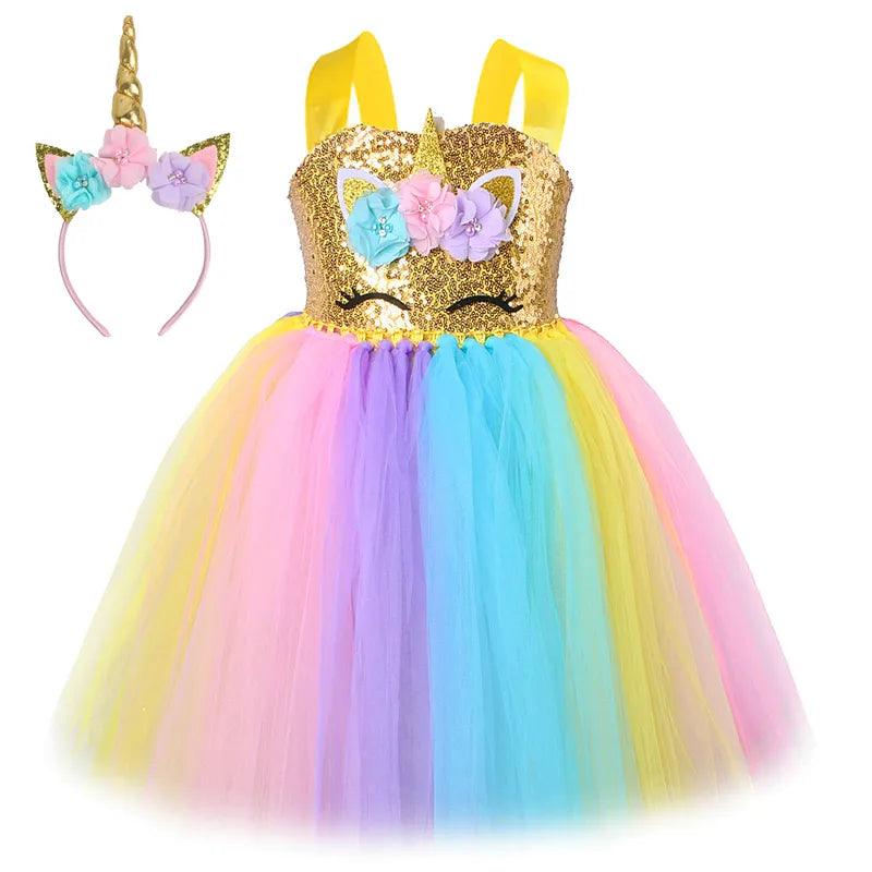 Golden Unicorn Dress - My Fancy Dress Box