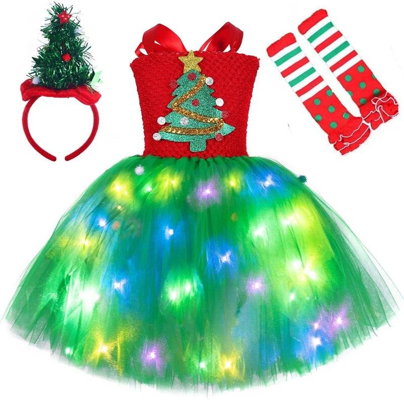 Light Up Christmas Tree Dress - My Fancy Dress Box