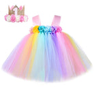 Pastel Rainbow Blossom Dress - My Fancy Dress Box
