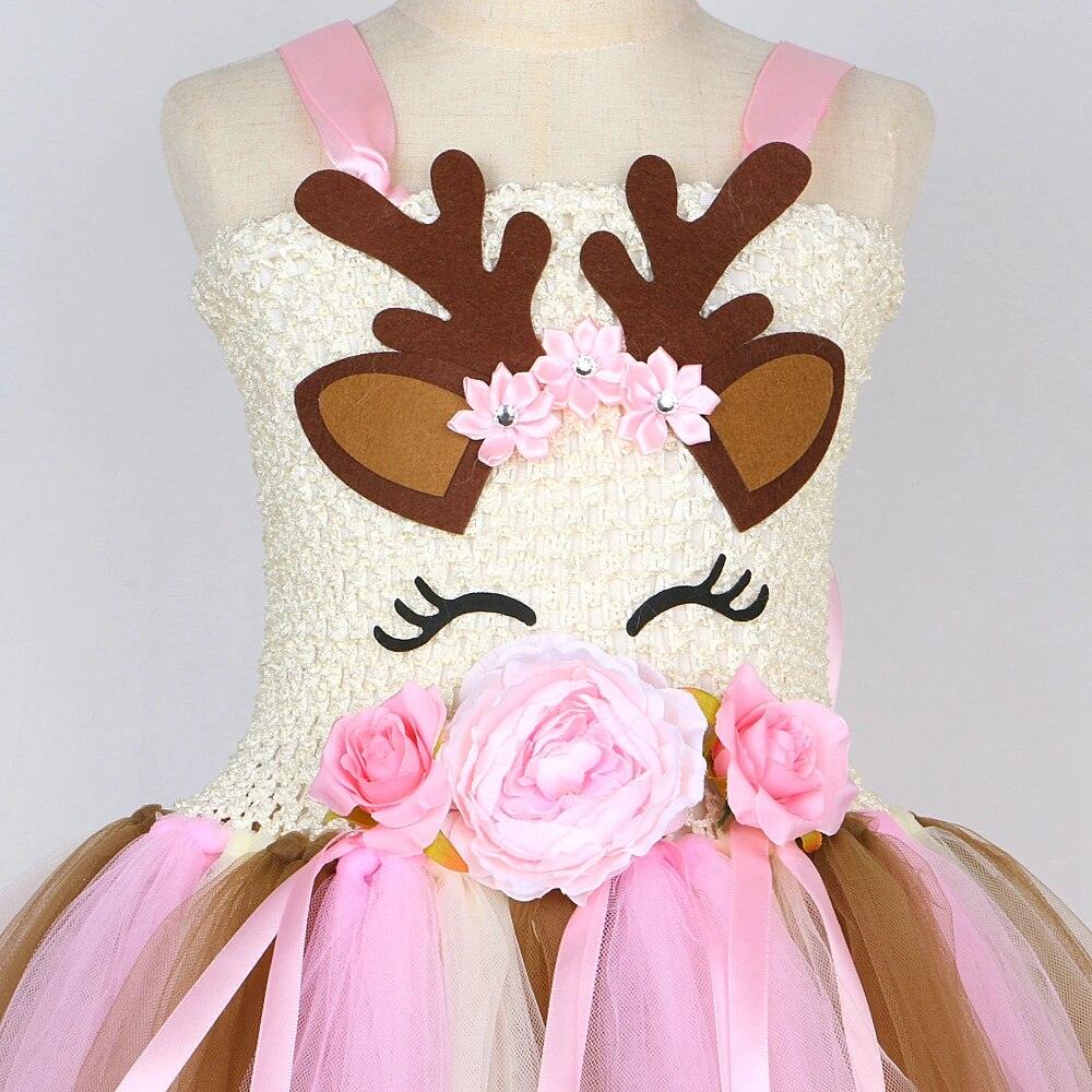 Pink Reindeer Dress - My Fancy Dress Box